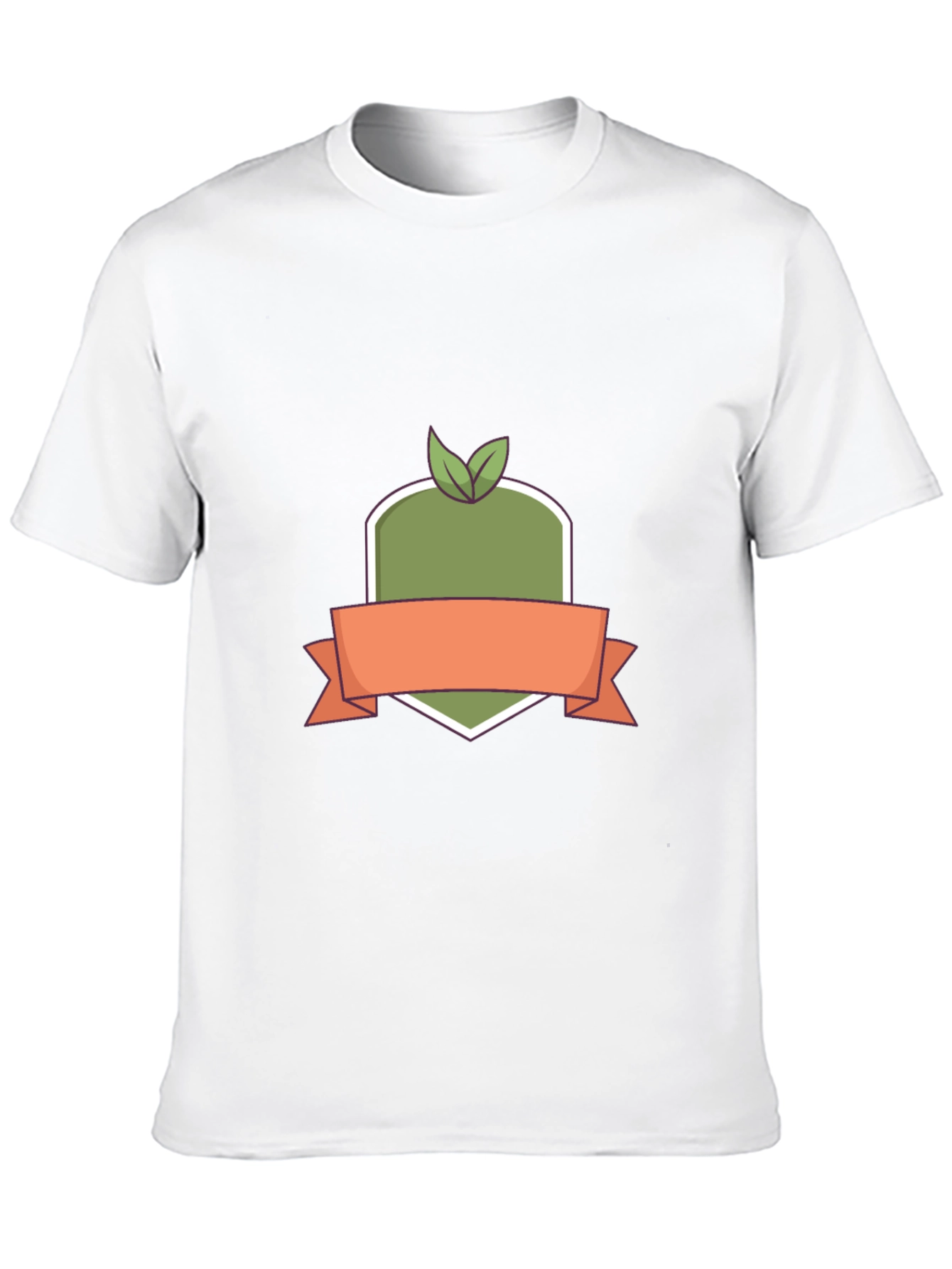 Organic Badge Black T-Shirt - Stylish Casual Wear
