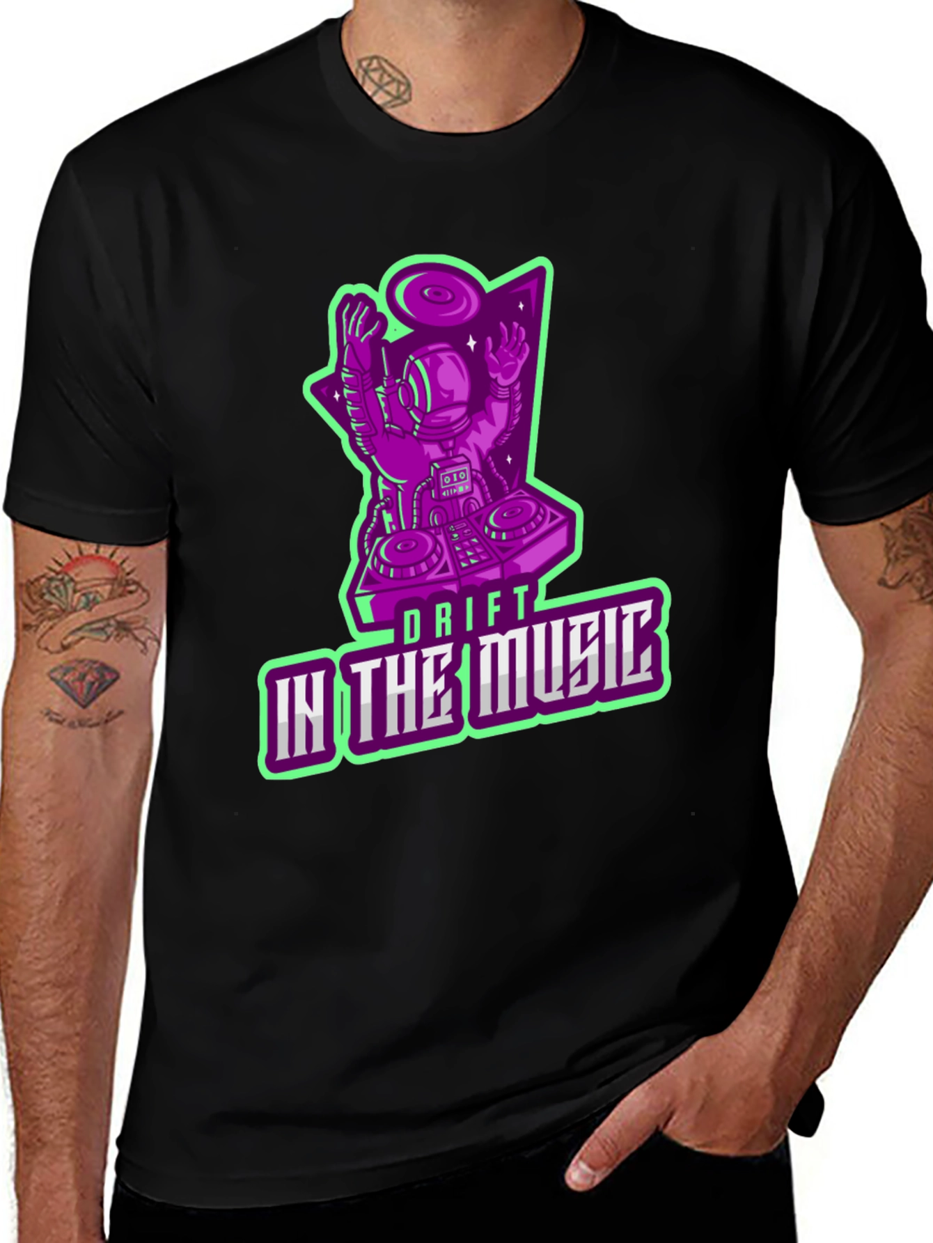 Drift In The Music Graphic Tee