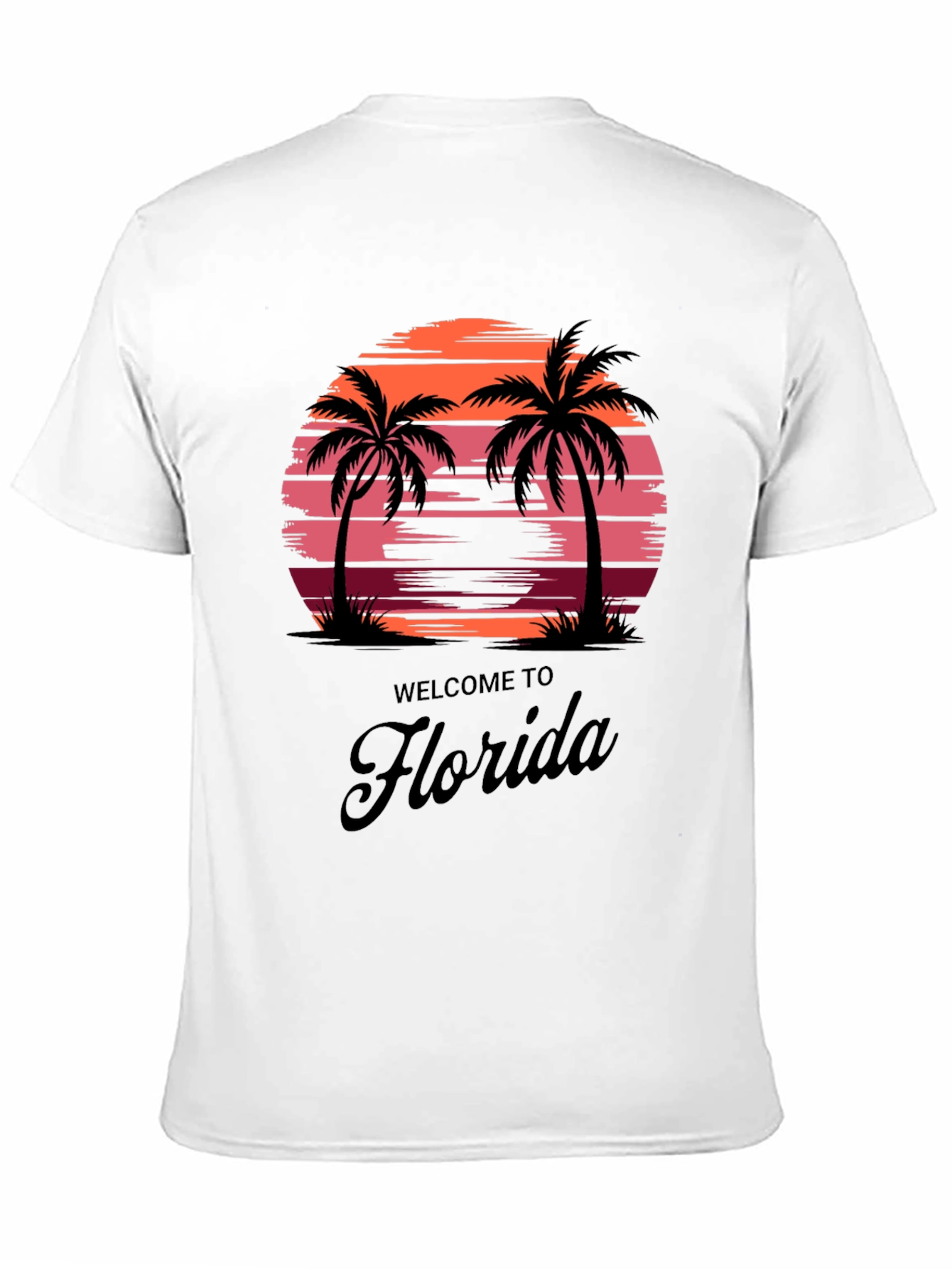 Florida Sunset Palm Tee - Vacation Vibes T-Shirt