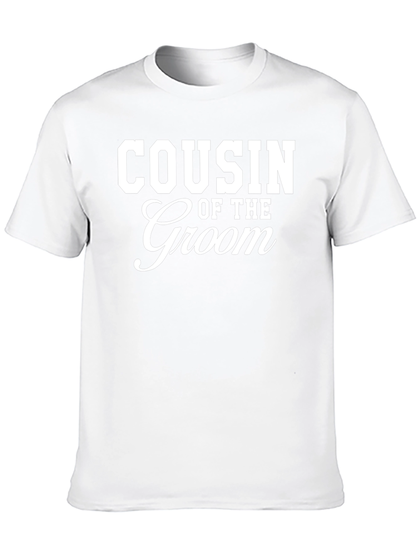 Cousin of the Groom Black T-Shirt
