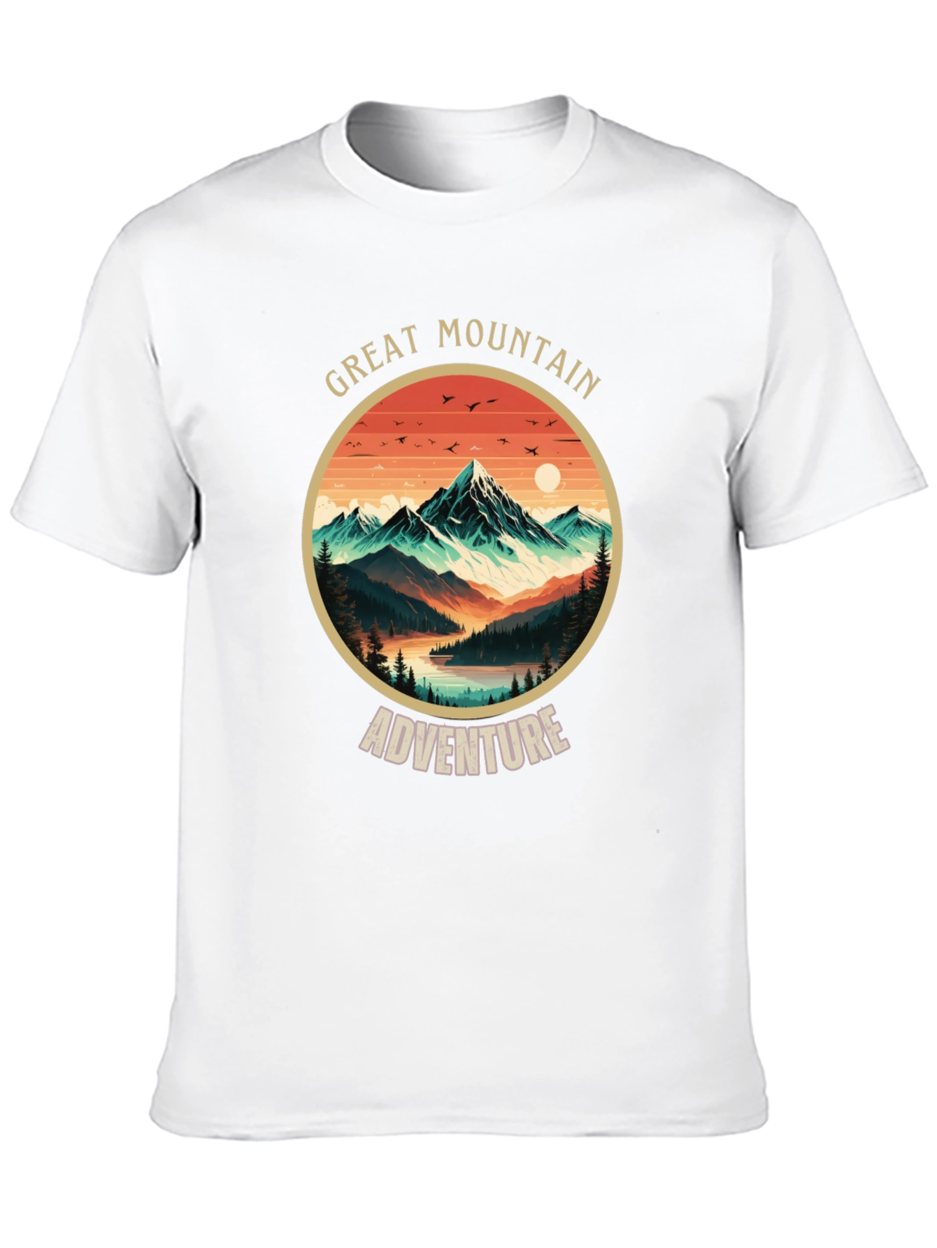 Great Mountain Adventure T-Shirt - Nature Graphic Tee