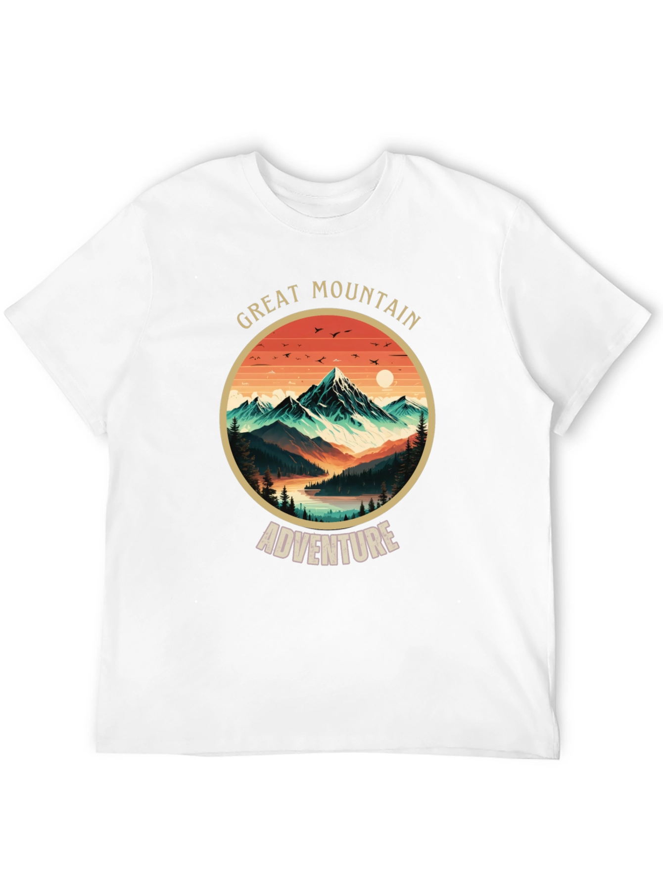 Great Mountain Adventure T-Shirt - Nature Graphic Tee