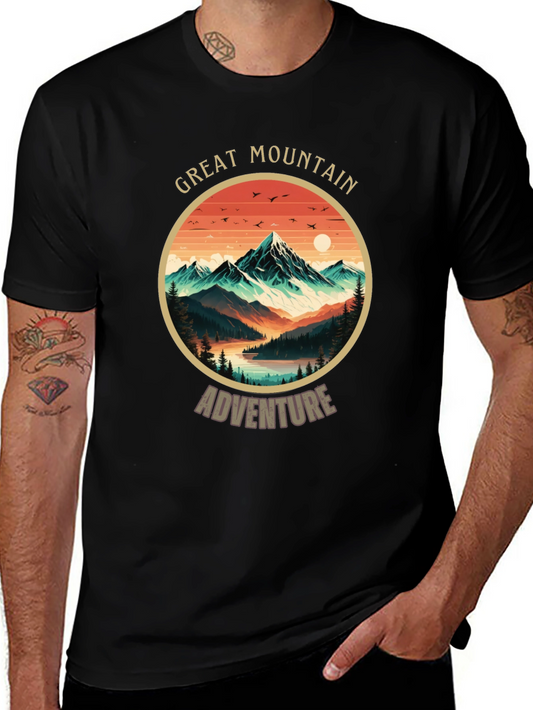 Great Mountain Adventure T-Shirt - Nature Graphic Tee