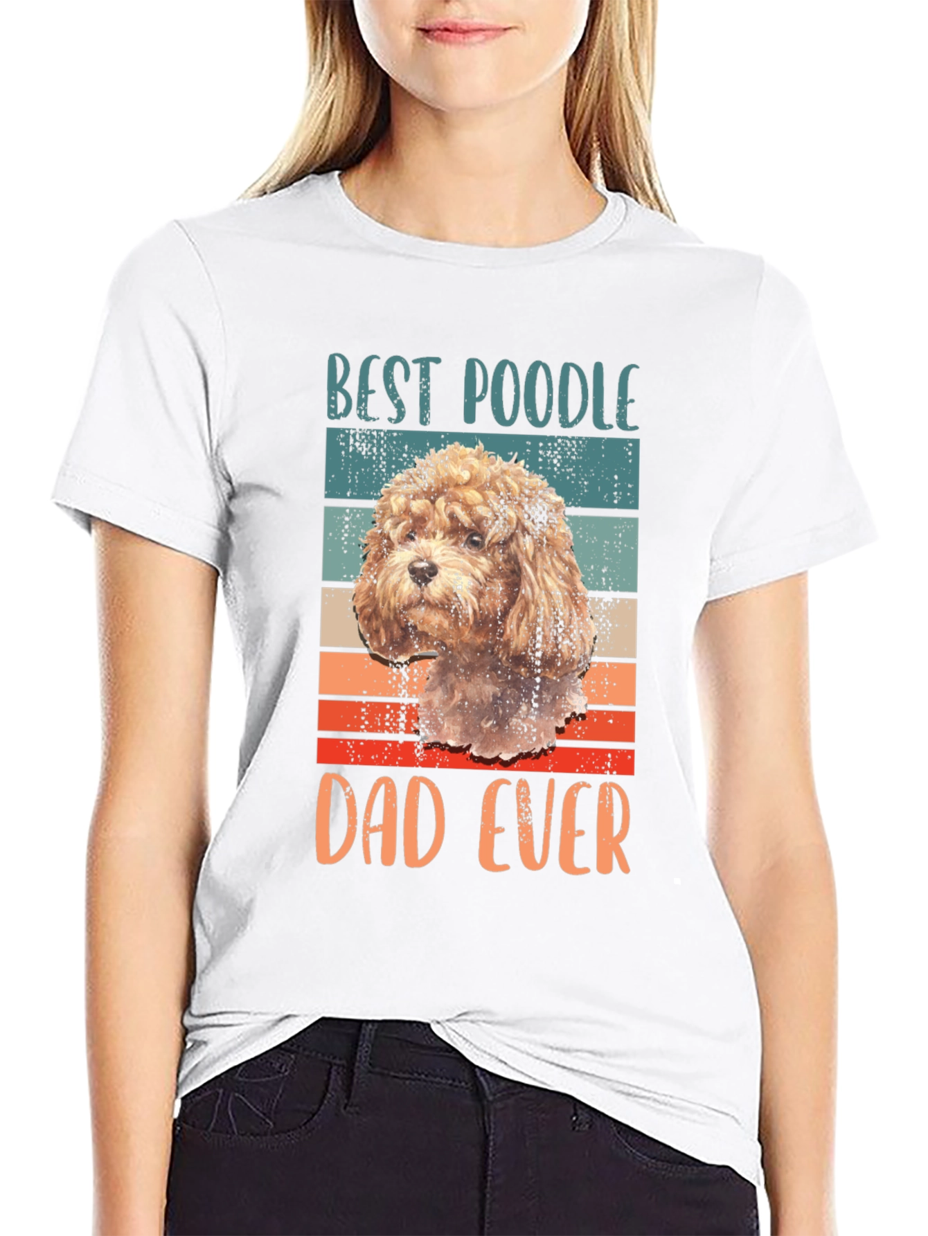 Best Poodle Dad Ever Graphic Tee