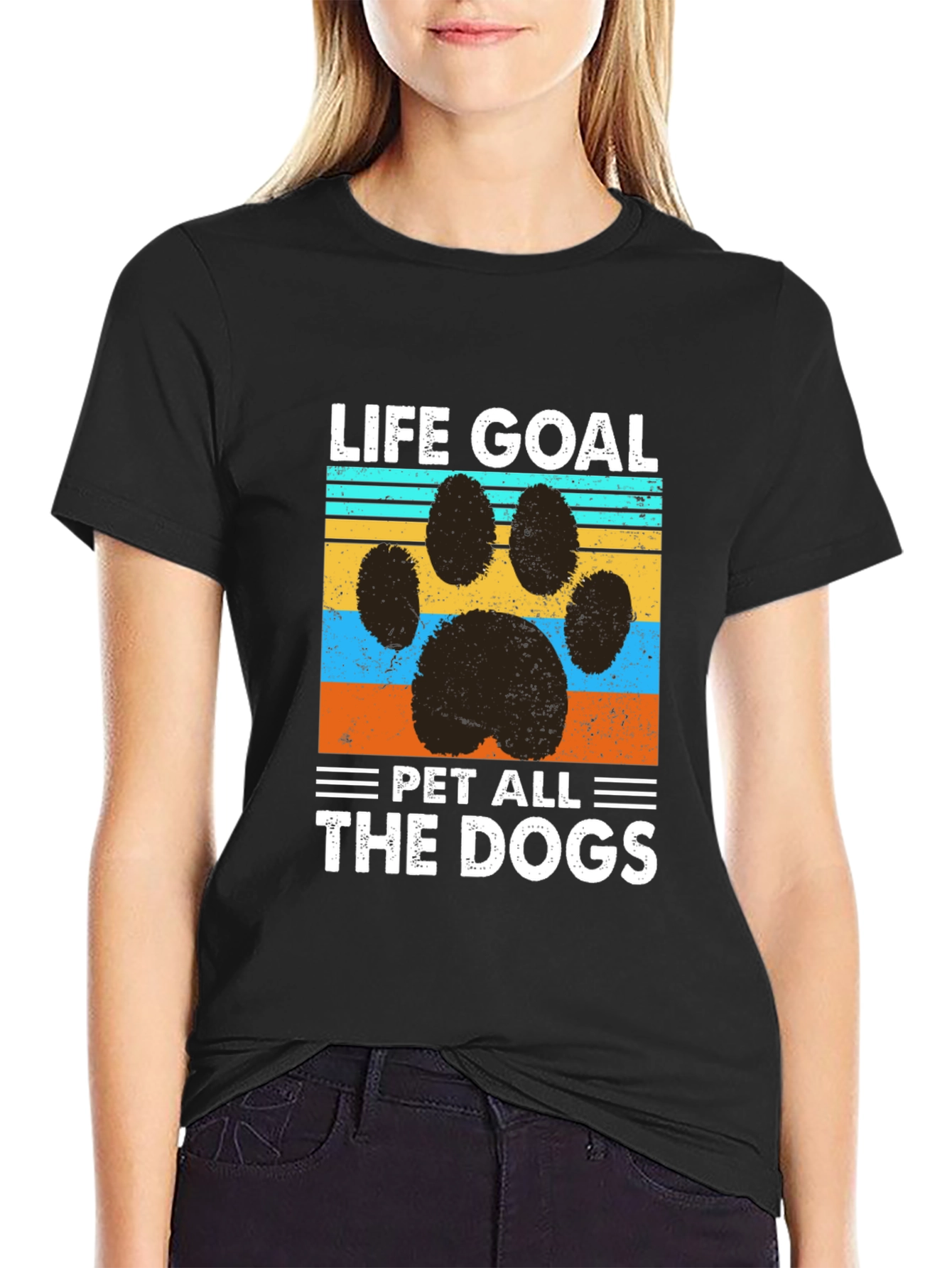 Life Goal Pet All The Dogs T-Shirt