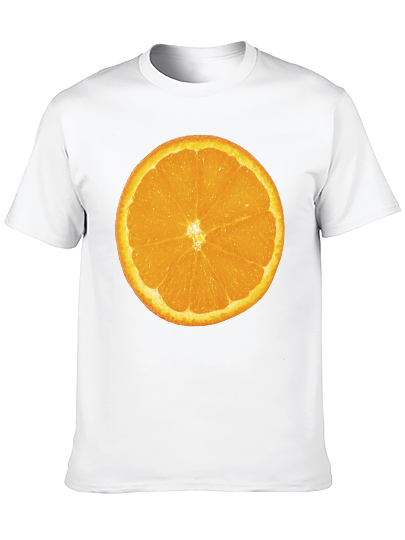 Orange Slice Graphic Tee - Mens Black T-Shirt