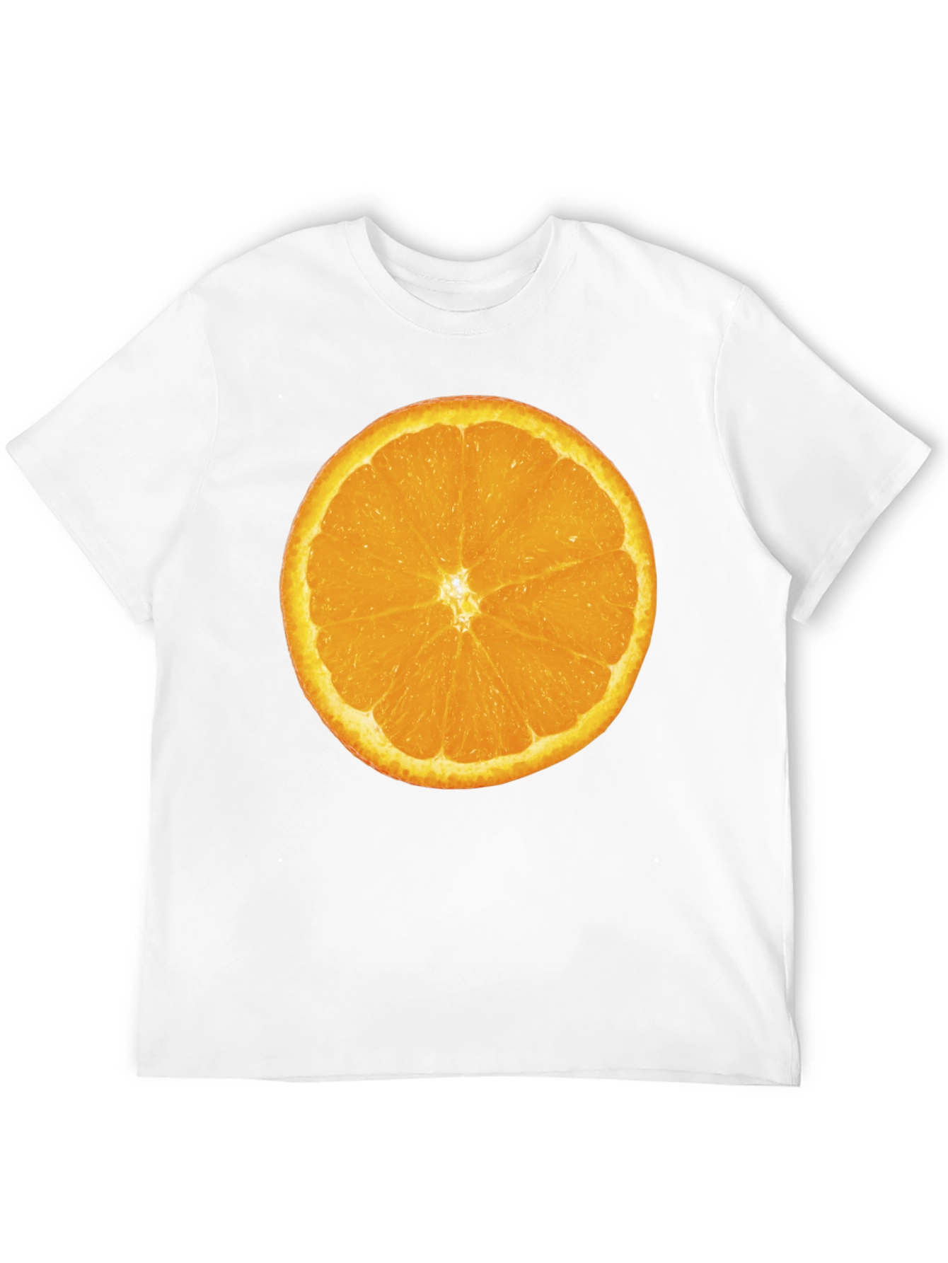 Orange Slice Graphic Tee - Mens Black T-Shirt