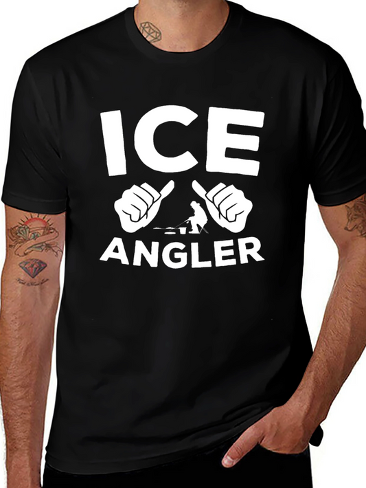 Ice Angler Black T-Shirt