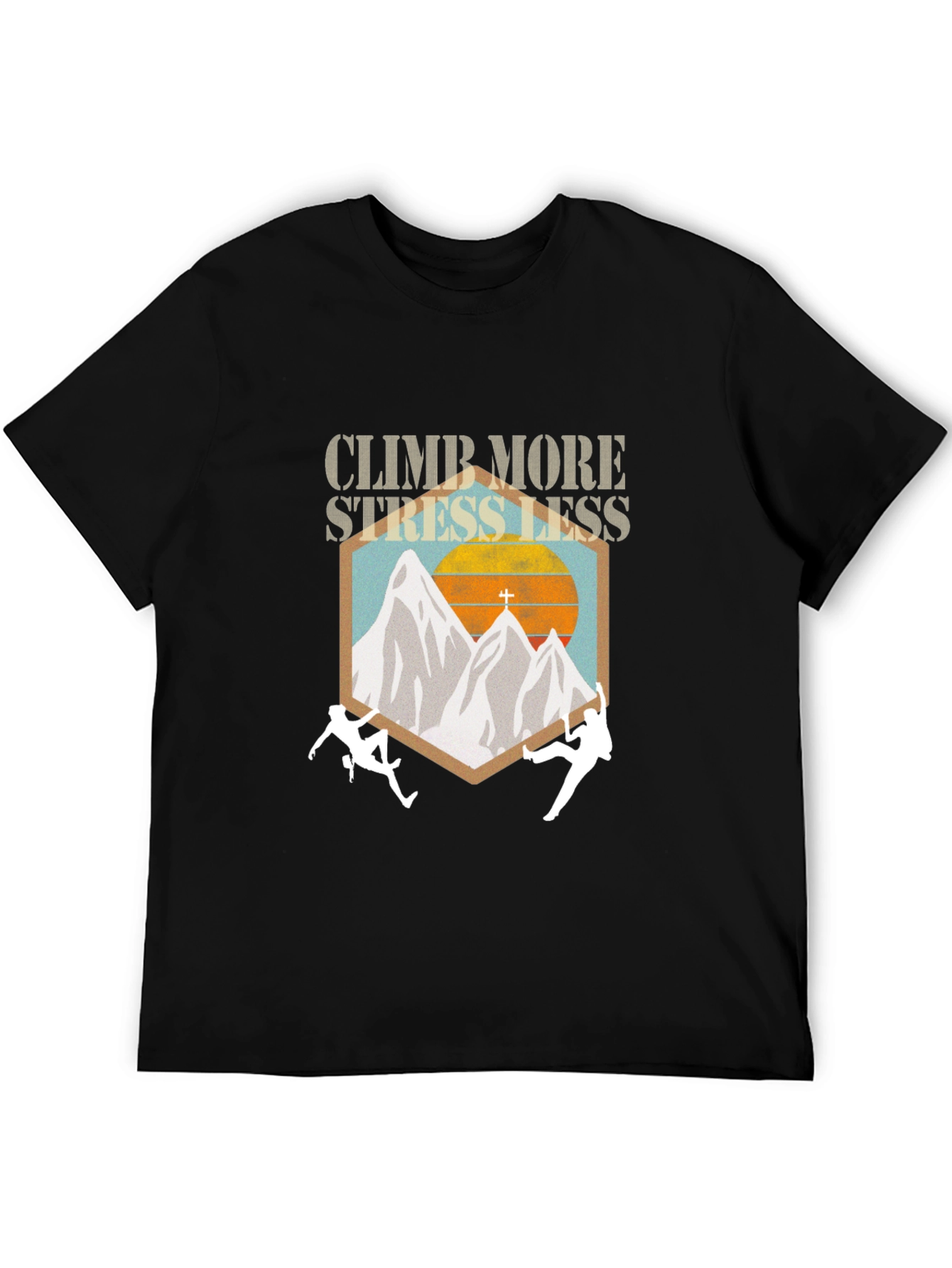 Climb More Stress Less T-Shirt