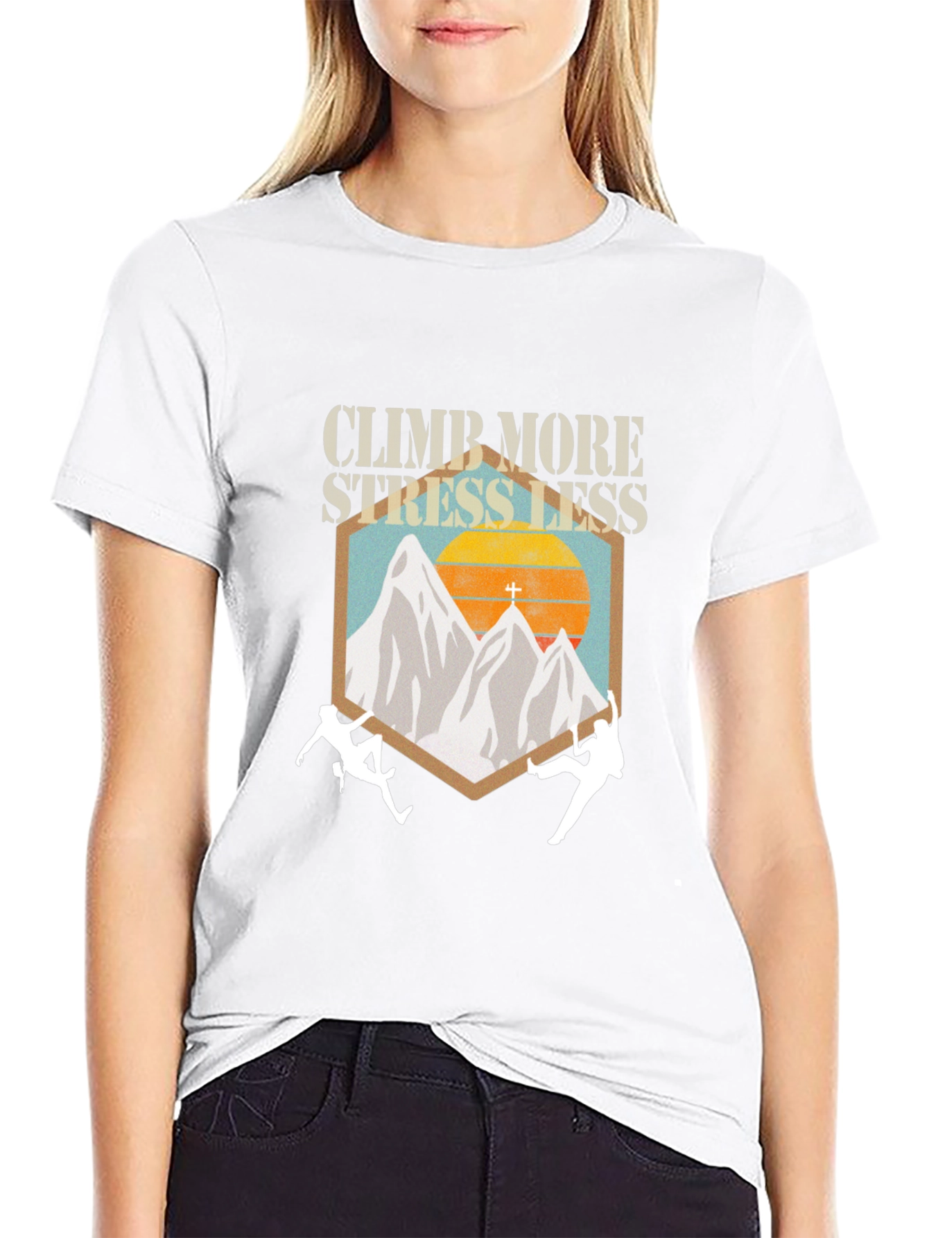 Climb More Stress Less T-Shirt