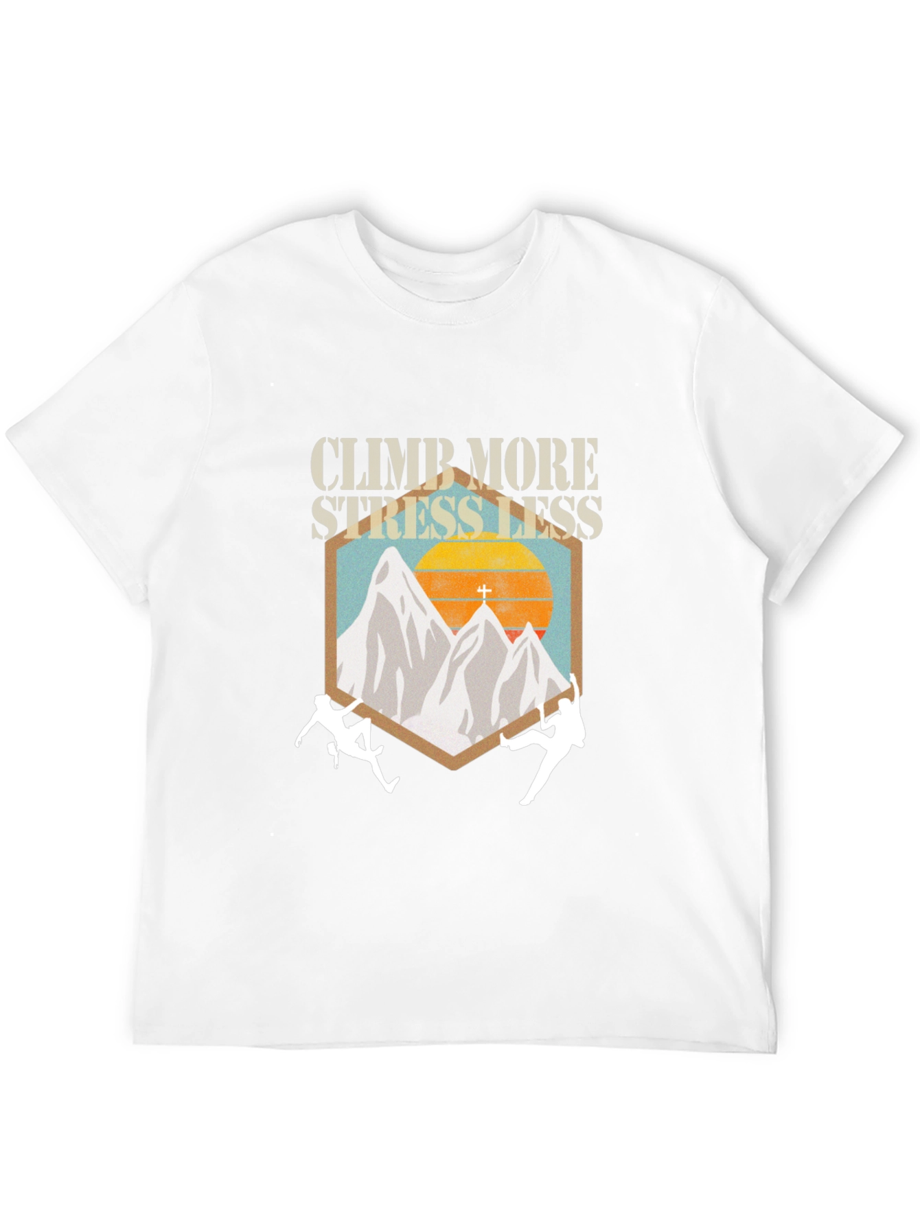 Climb More Stress Less T-Shirt