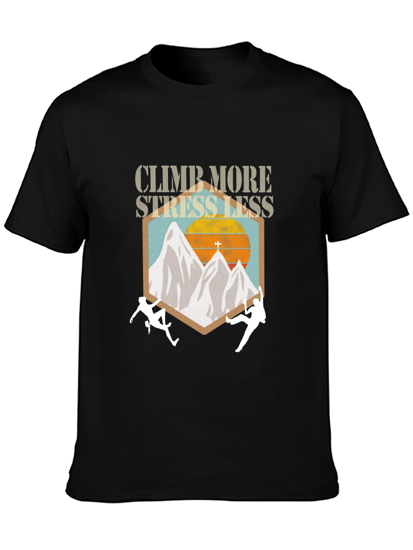 Climb More Stress Less T-Shirt