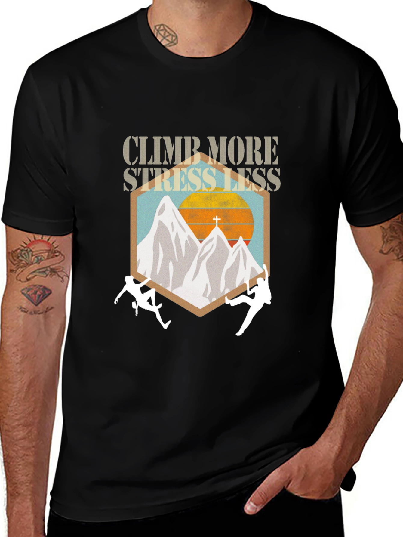 Climb More Stress Less T-Shirt