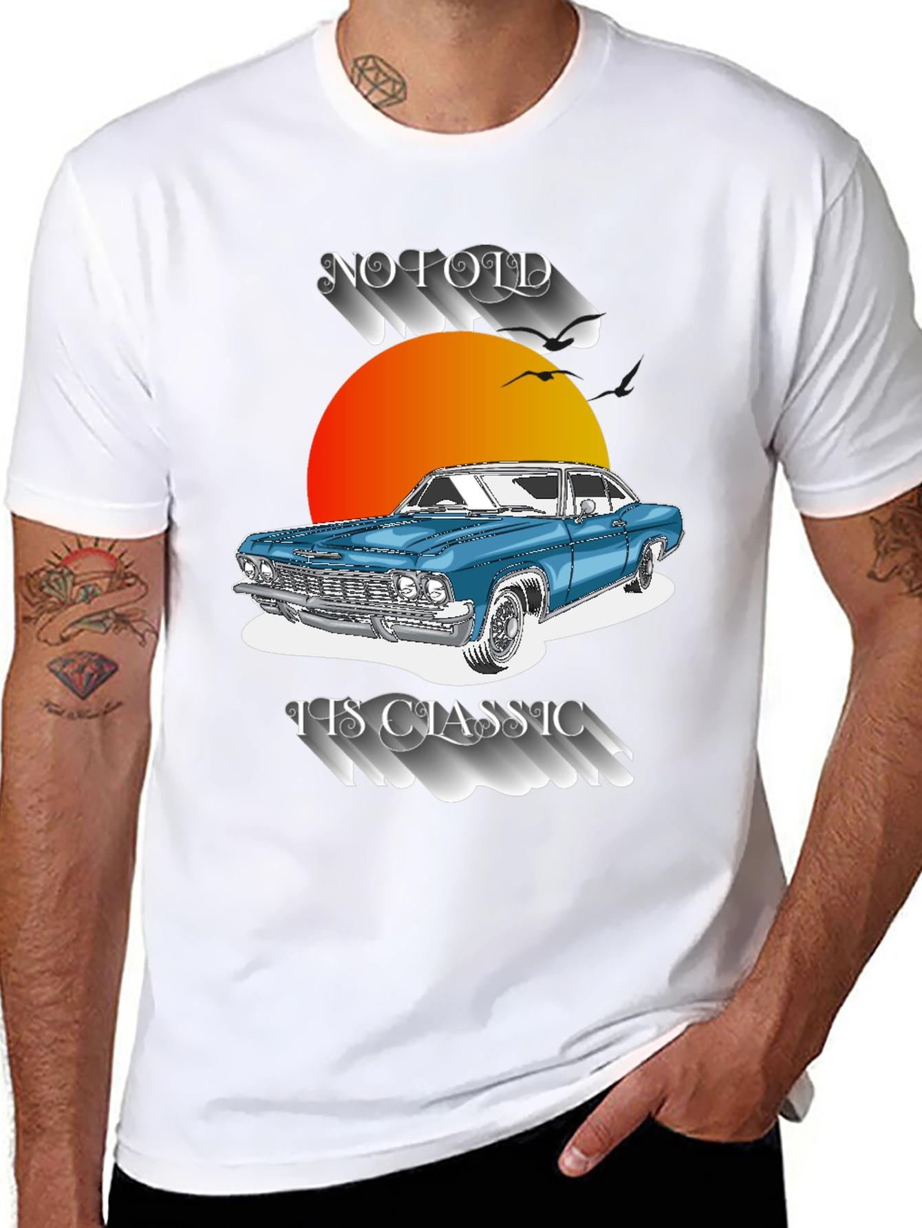 Classic Car T-Shirt - Not Old Its Classic