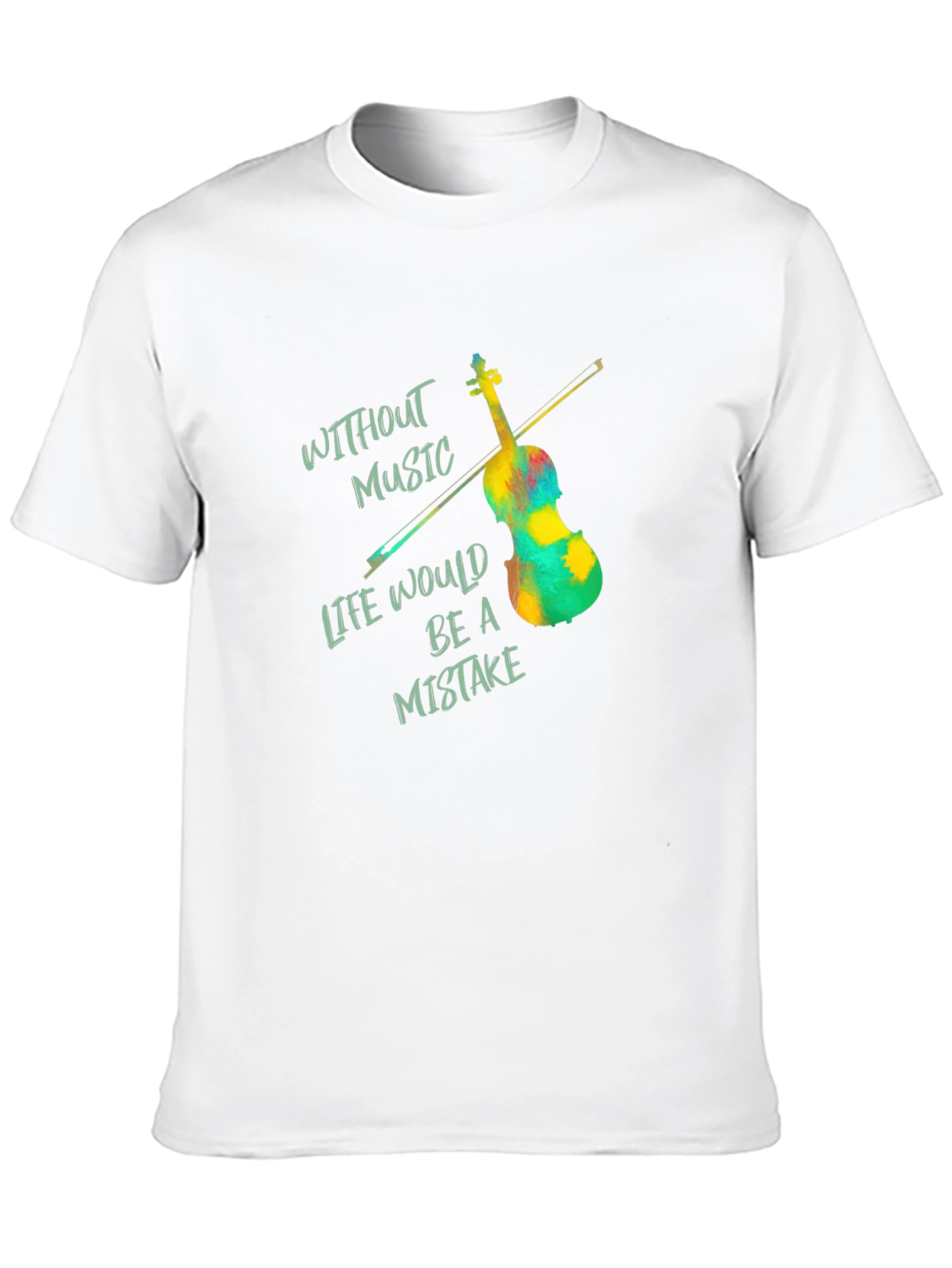 Music Lover T-Shirt - Violin Graphic Tee