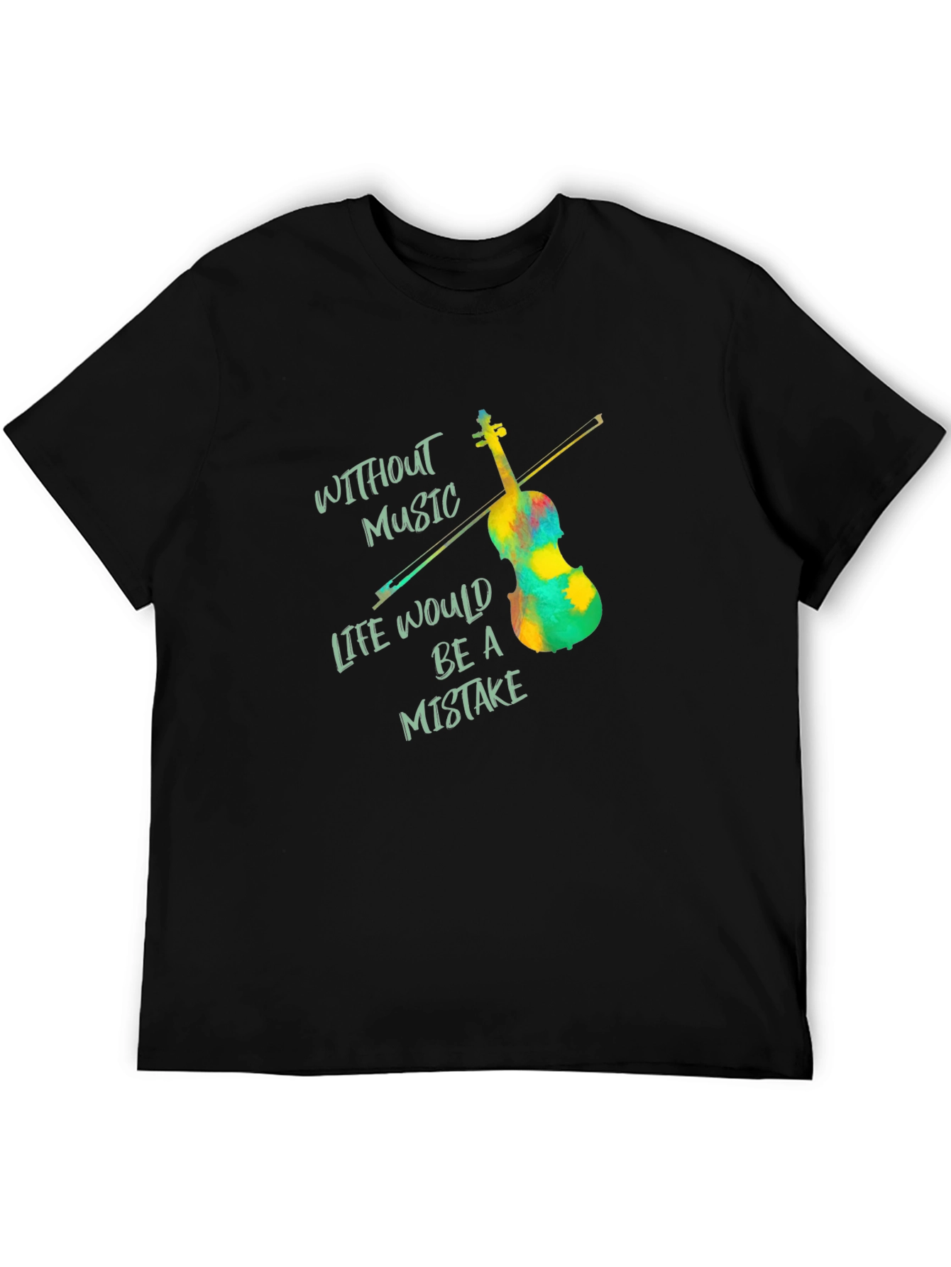 Music Lover T-Shirt - Violin Graphic Tee