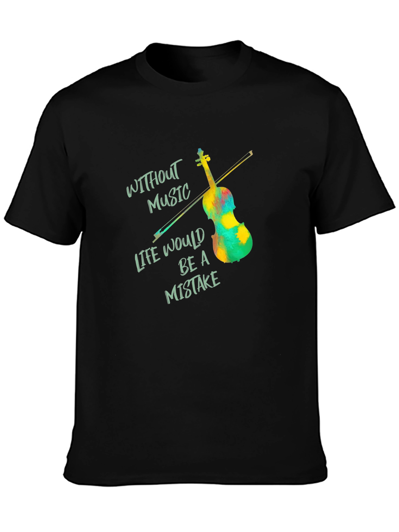 Music Lover T-Shirt - Violin Graphic Tee