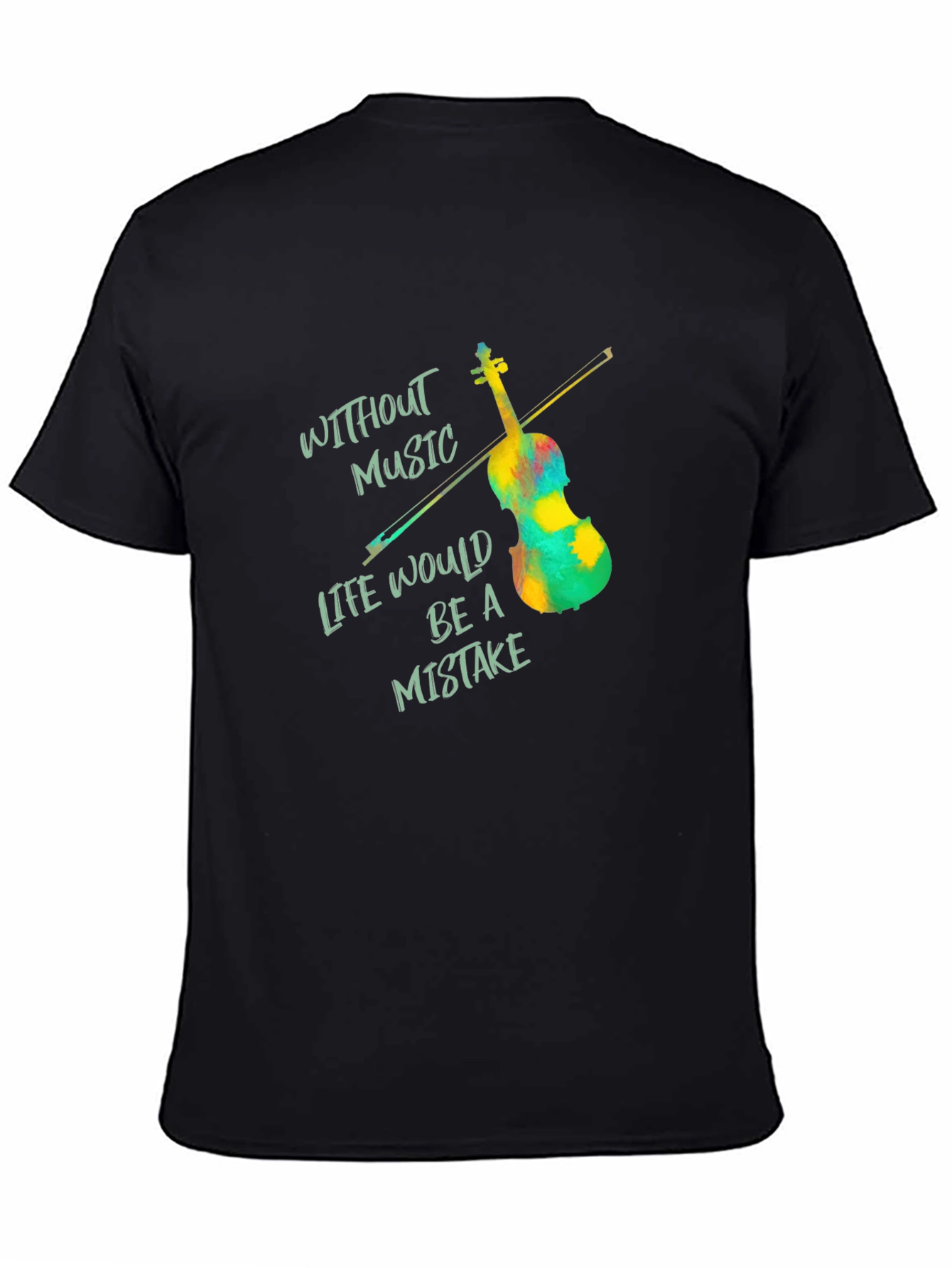 Music Lover T-Shirt - Violin Graphic Tee