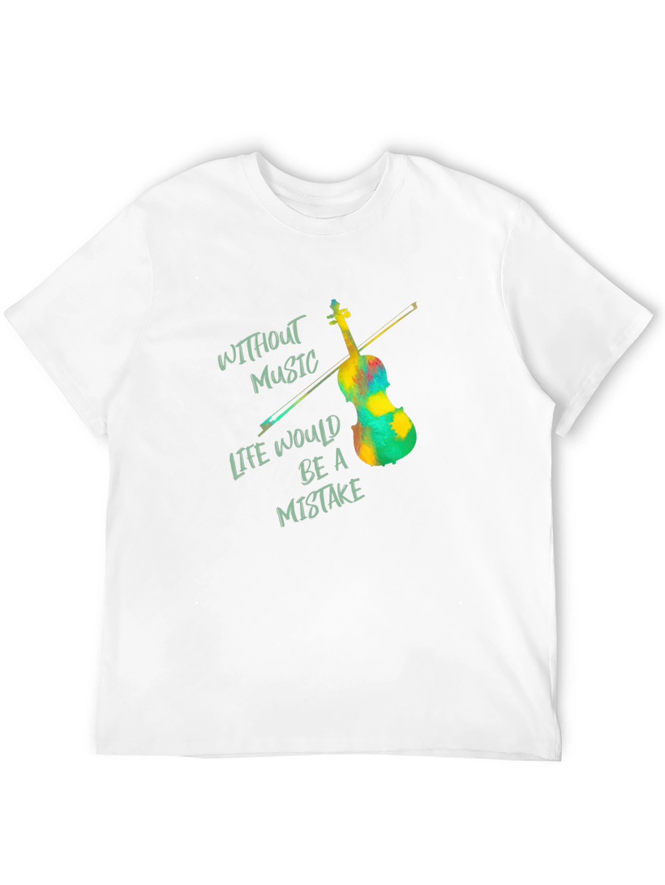 Music Lover T-Shirt - Violin Graphic Tee