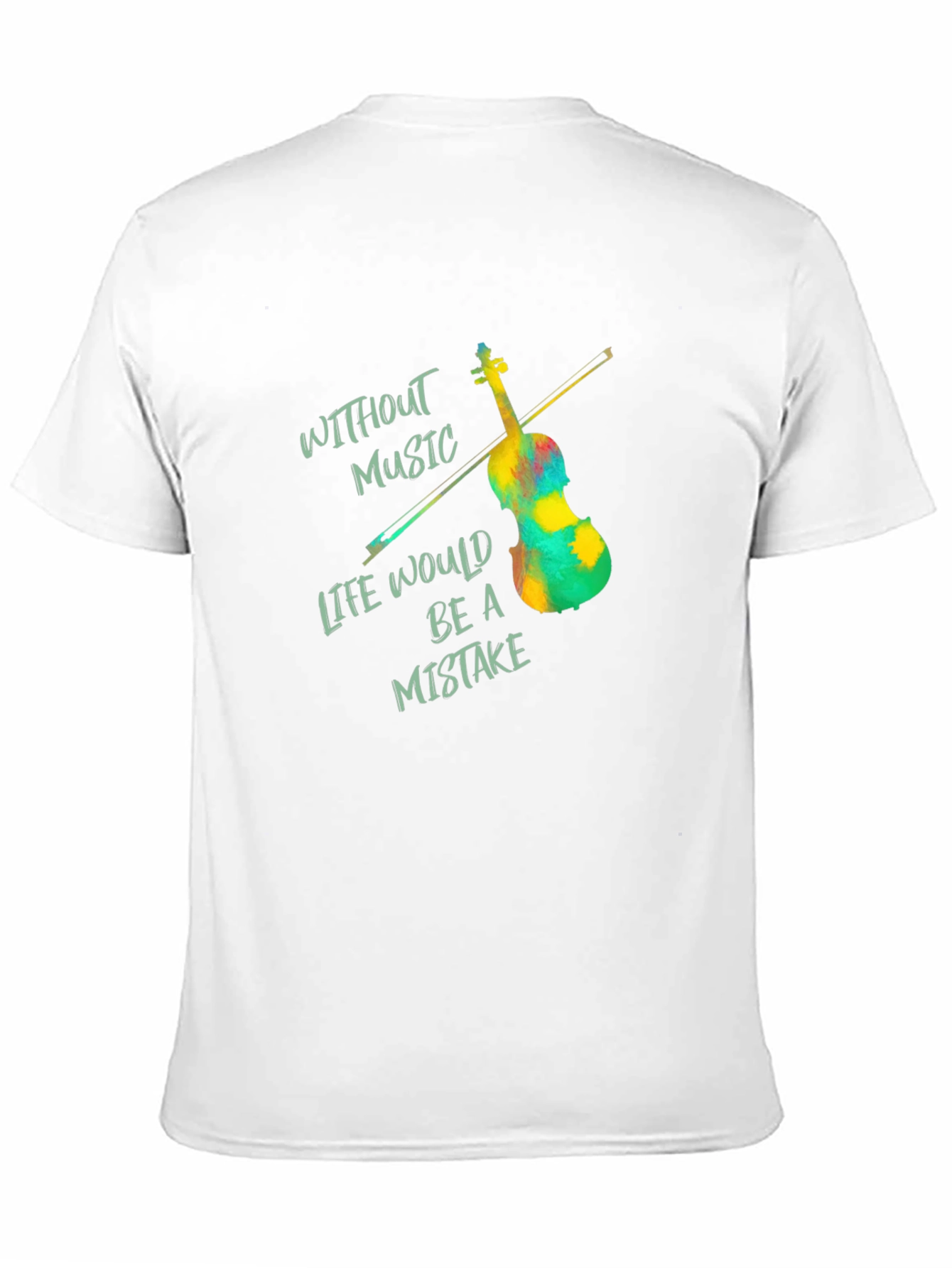 Music Lover T-Shirt - Violin Graphic Tee