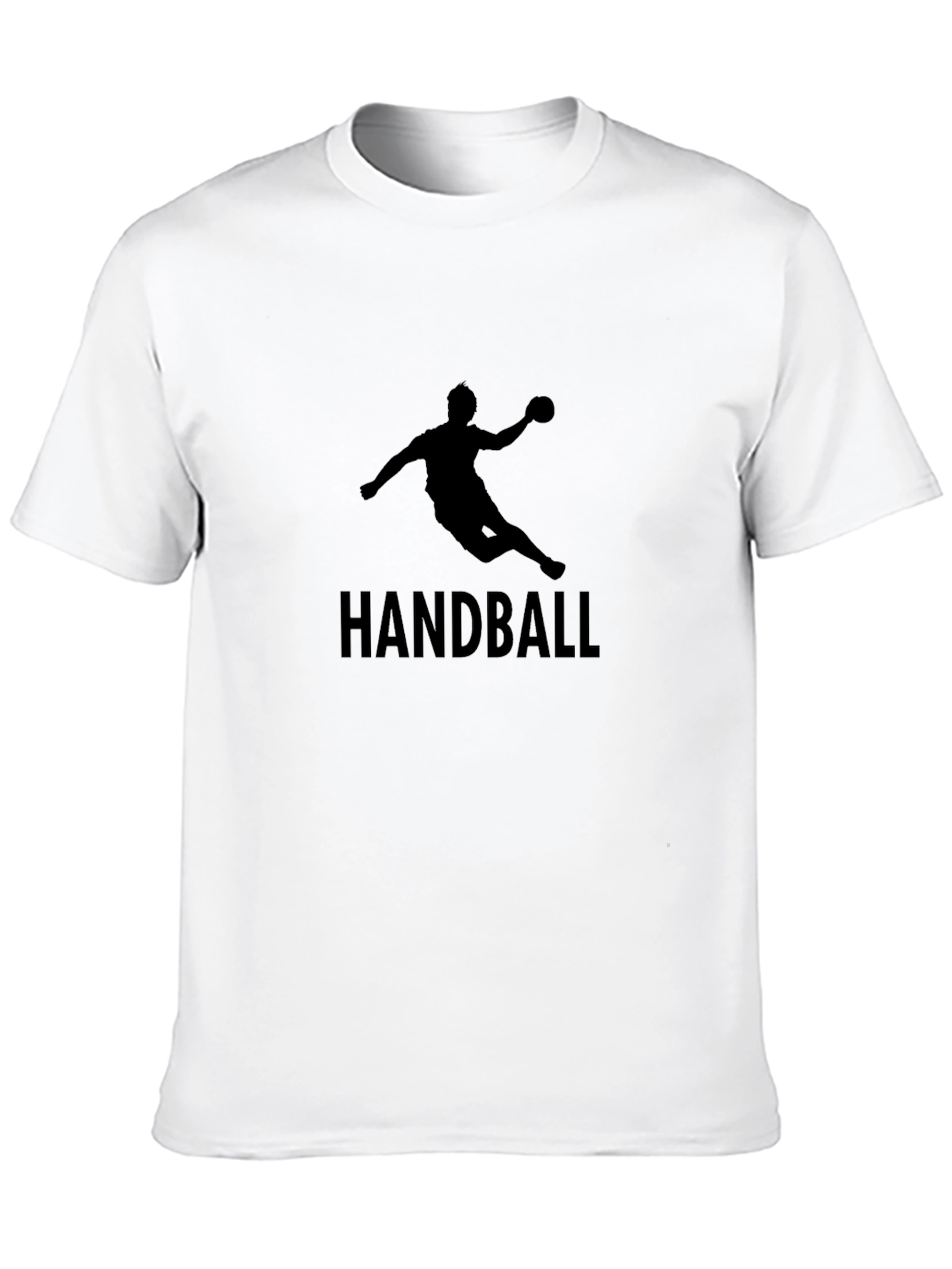 Handball Graphic Tee - Sporty Black T-Shirt