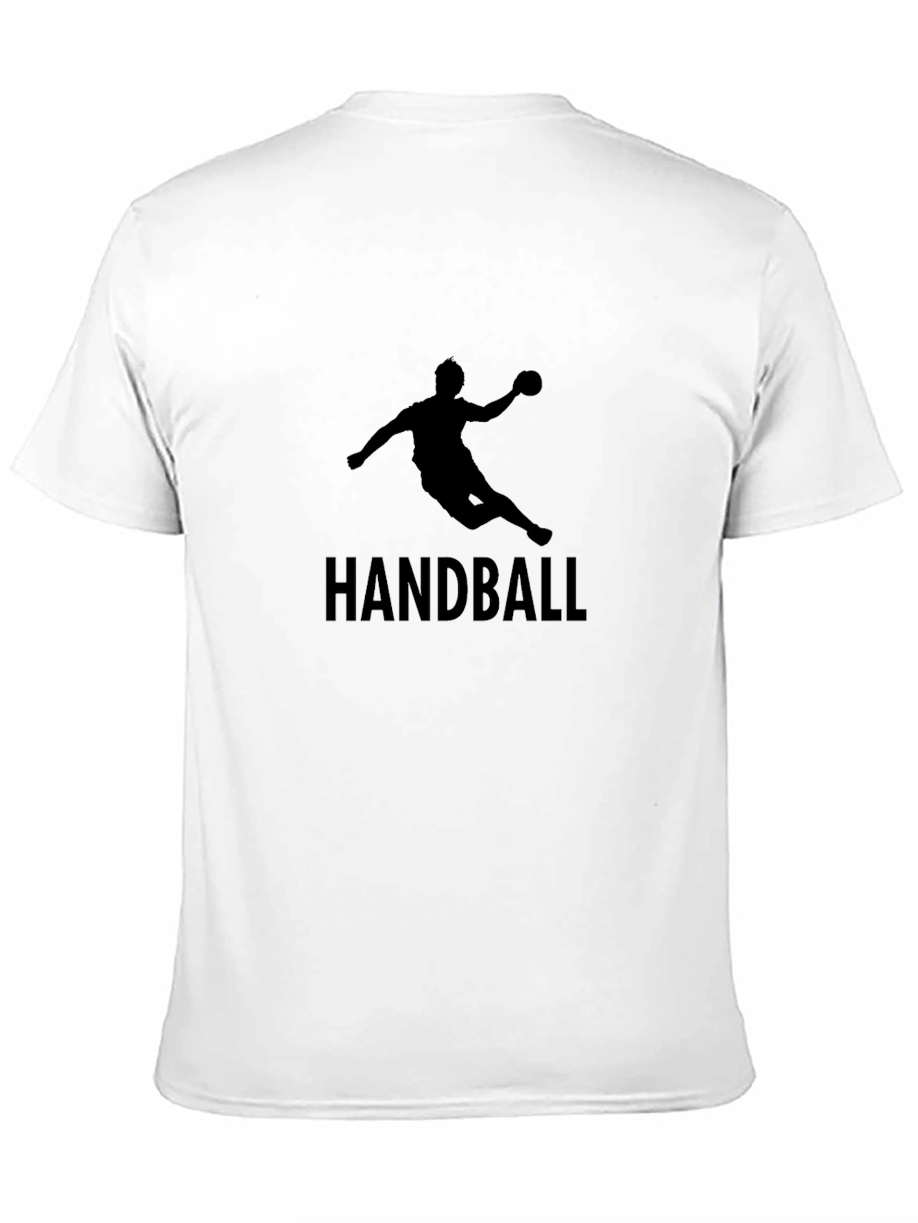 Handball Graphic Tee - Sporty Black T-Shirt