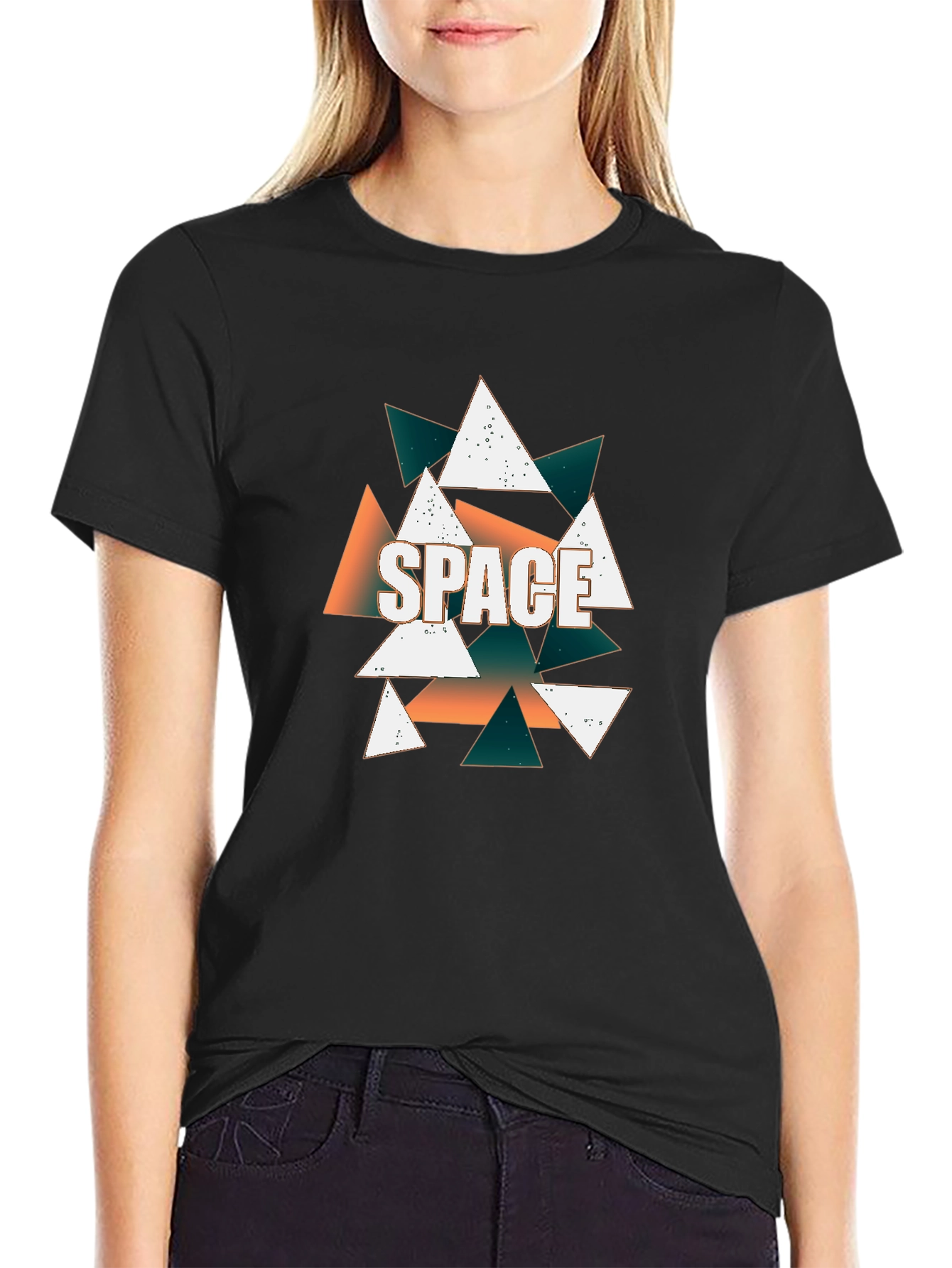 Space Geometric T-Shirt