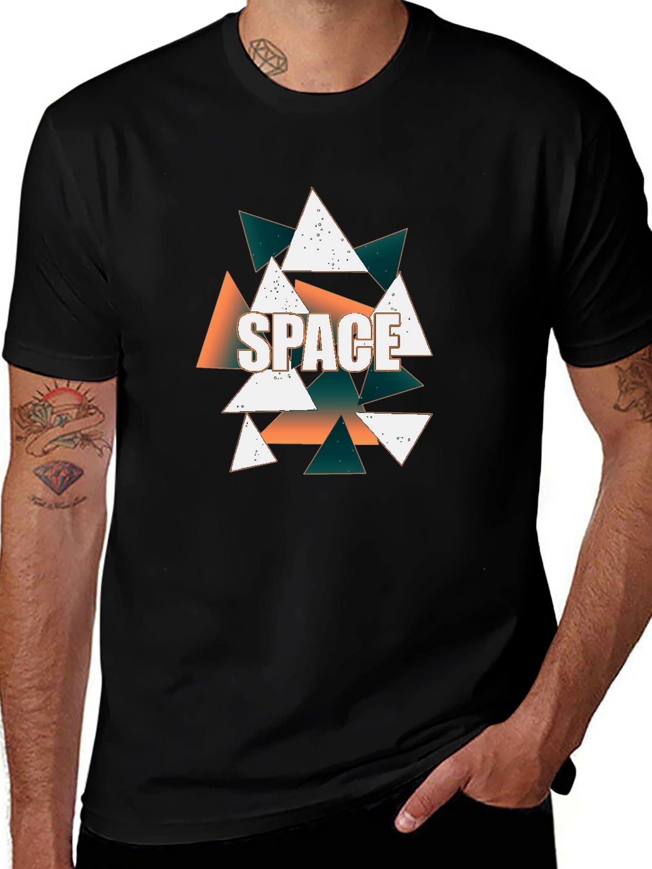 Space Geometric T-Shirt
