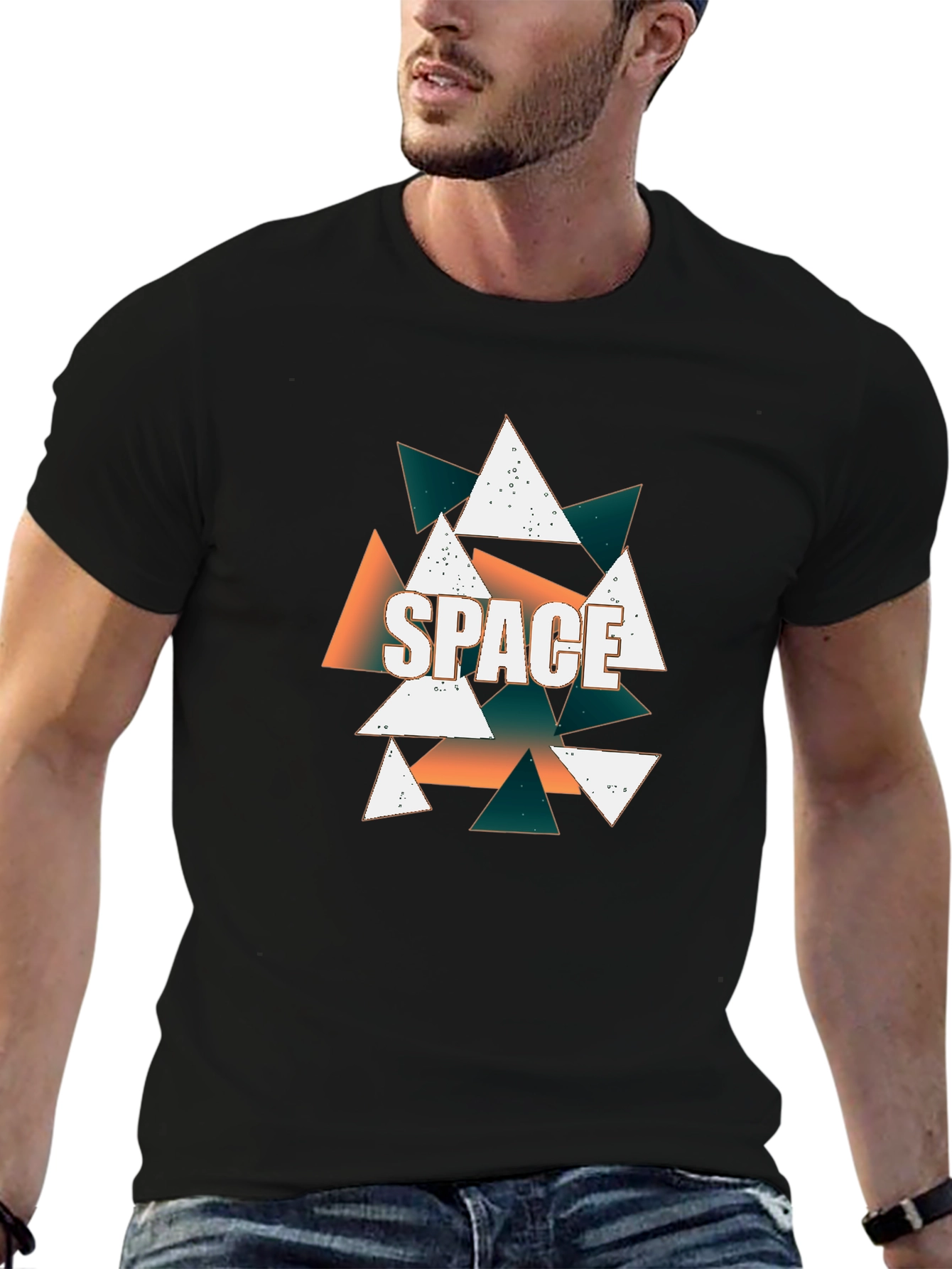 Space Geometric T-Shirt