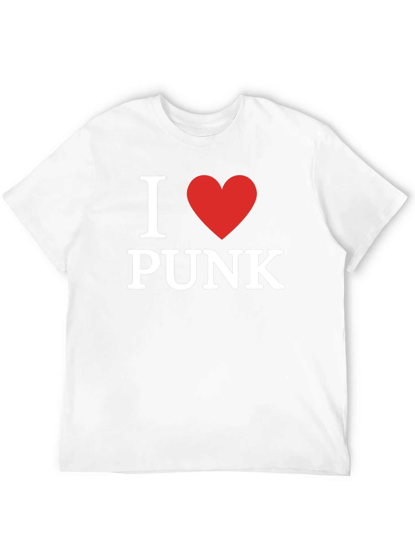 I Love Punk T-Shirt - Classic Design Soft Fabric