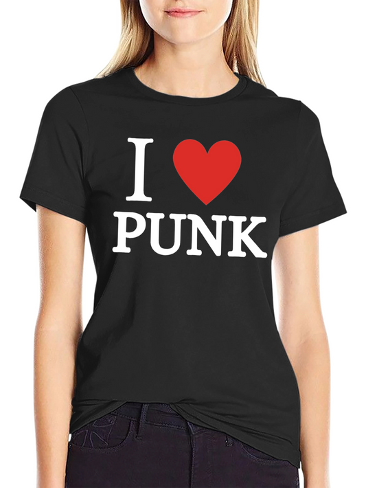 I Love Punk T-Shirt - Classic Design Soft Fabric