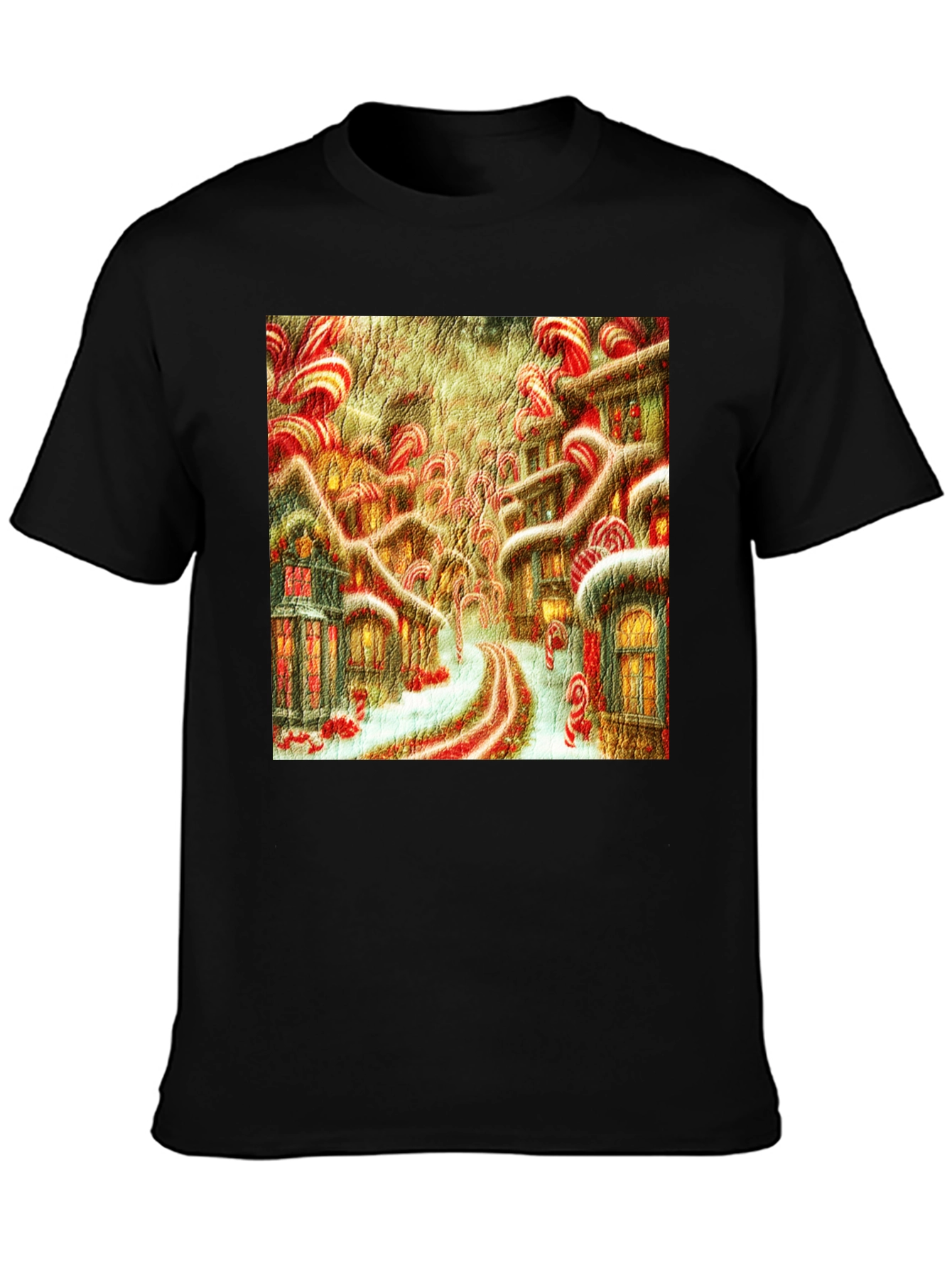 Candy Cane Lane Art T-Shirt
