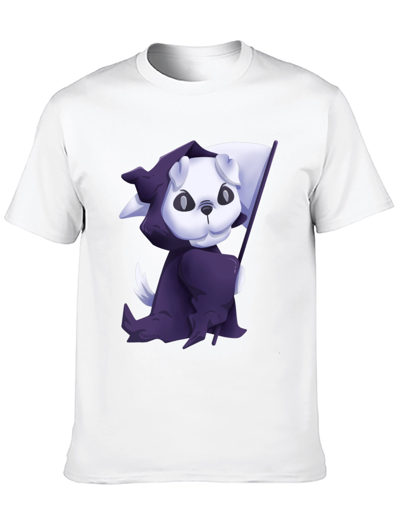 Grim Reaper Puppy T-Shirt - Cute and Spooky
