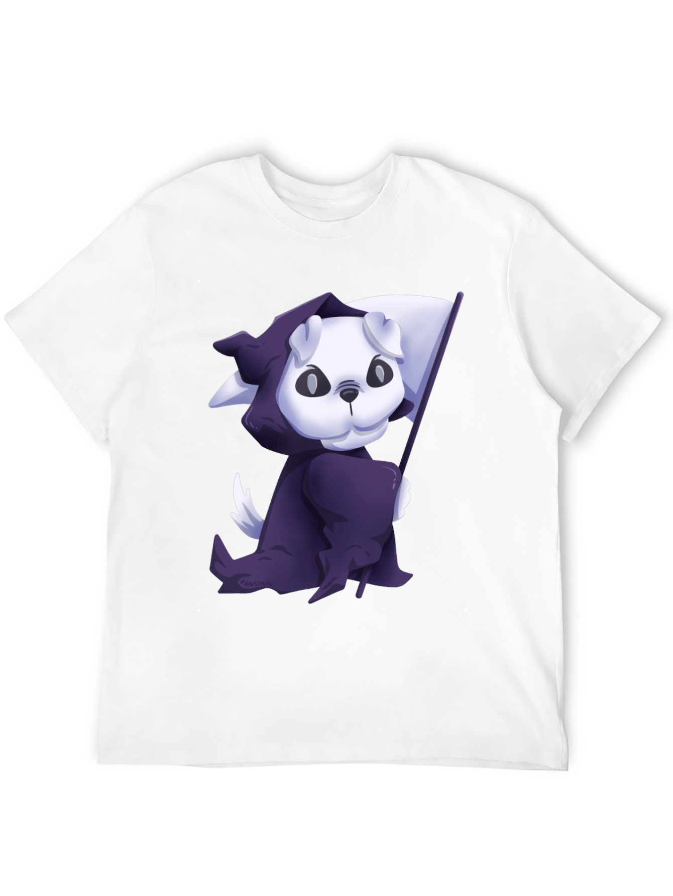 Grim Reaper Puppy T-Shirt - Cute and Spooky