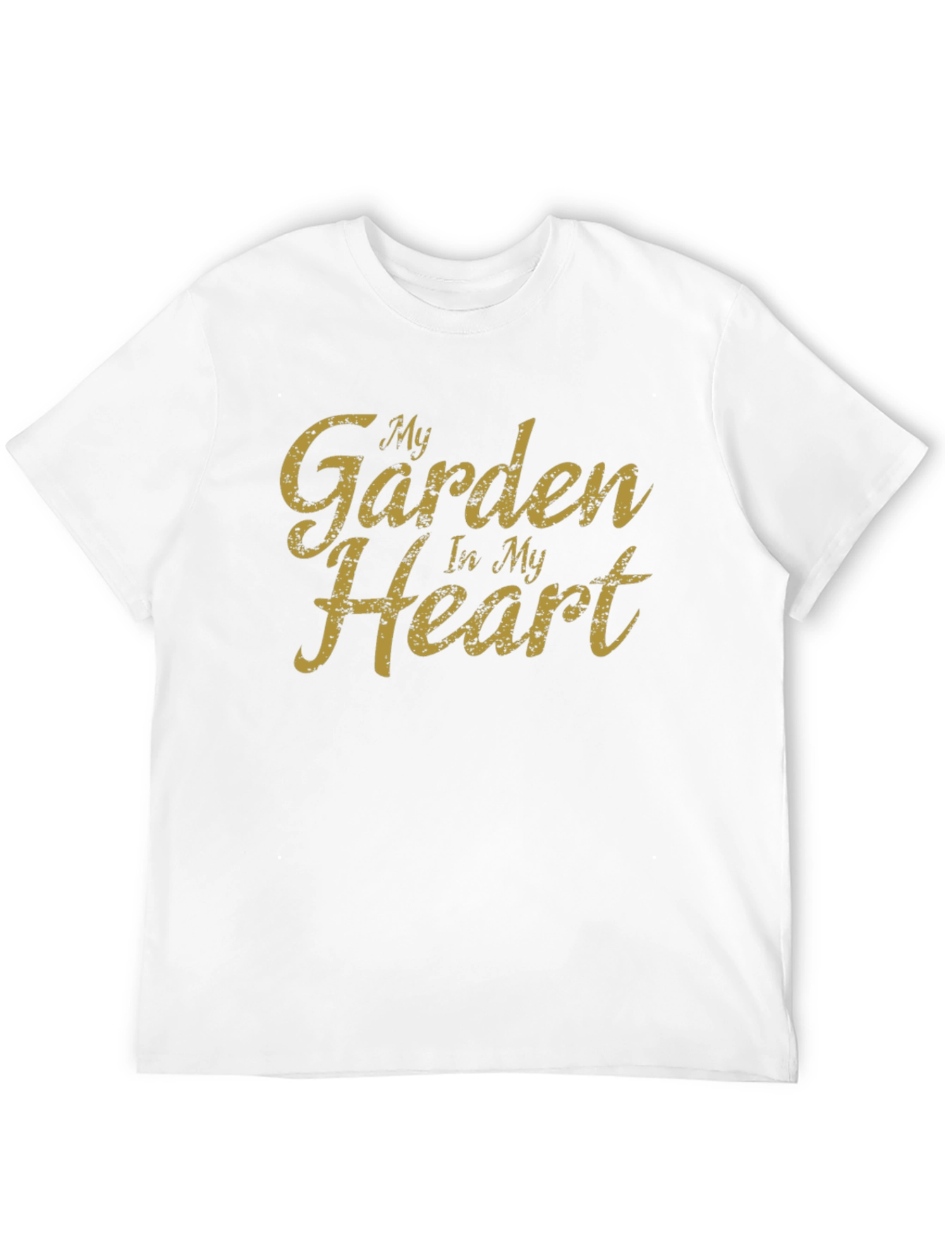 My Garden In My Heart Black T-Shirt