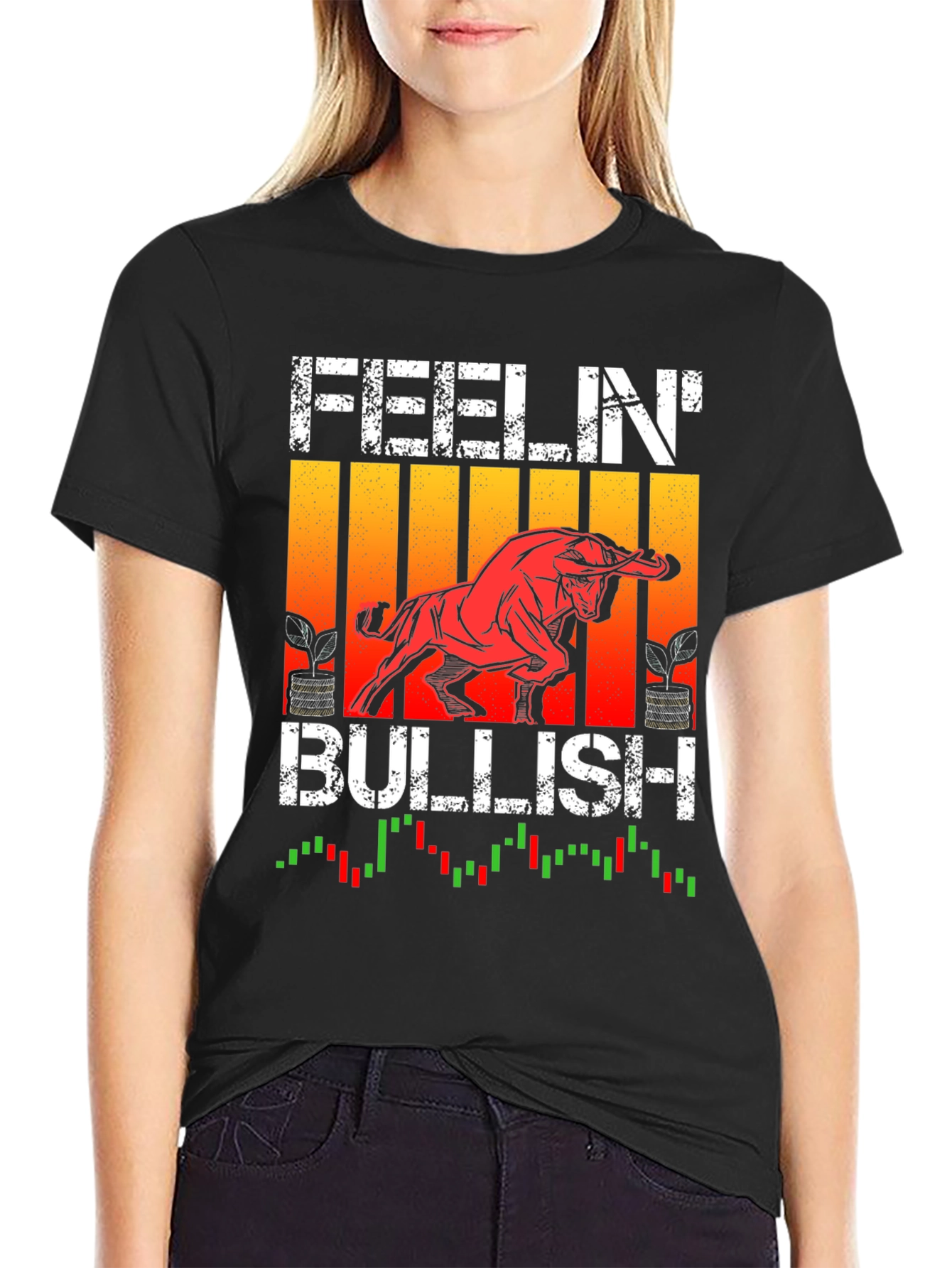 Feelin Bullish Graphic T-Shirt