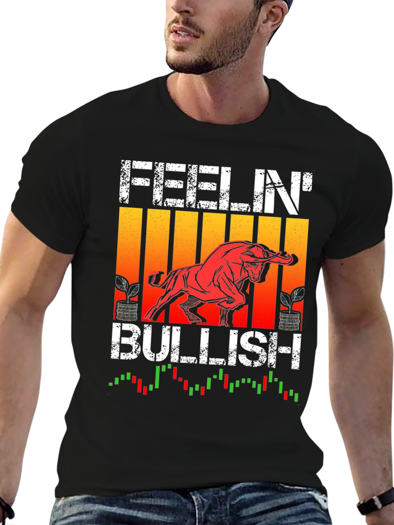 Feelin Bullish Graphic T-Shirt