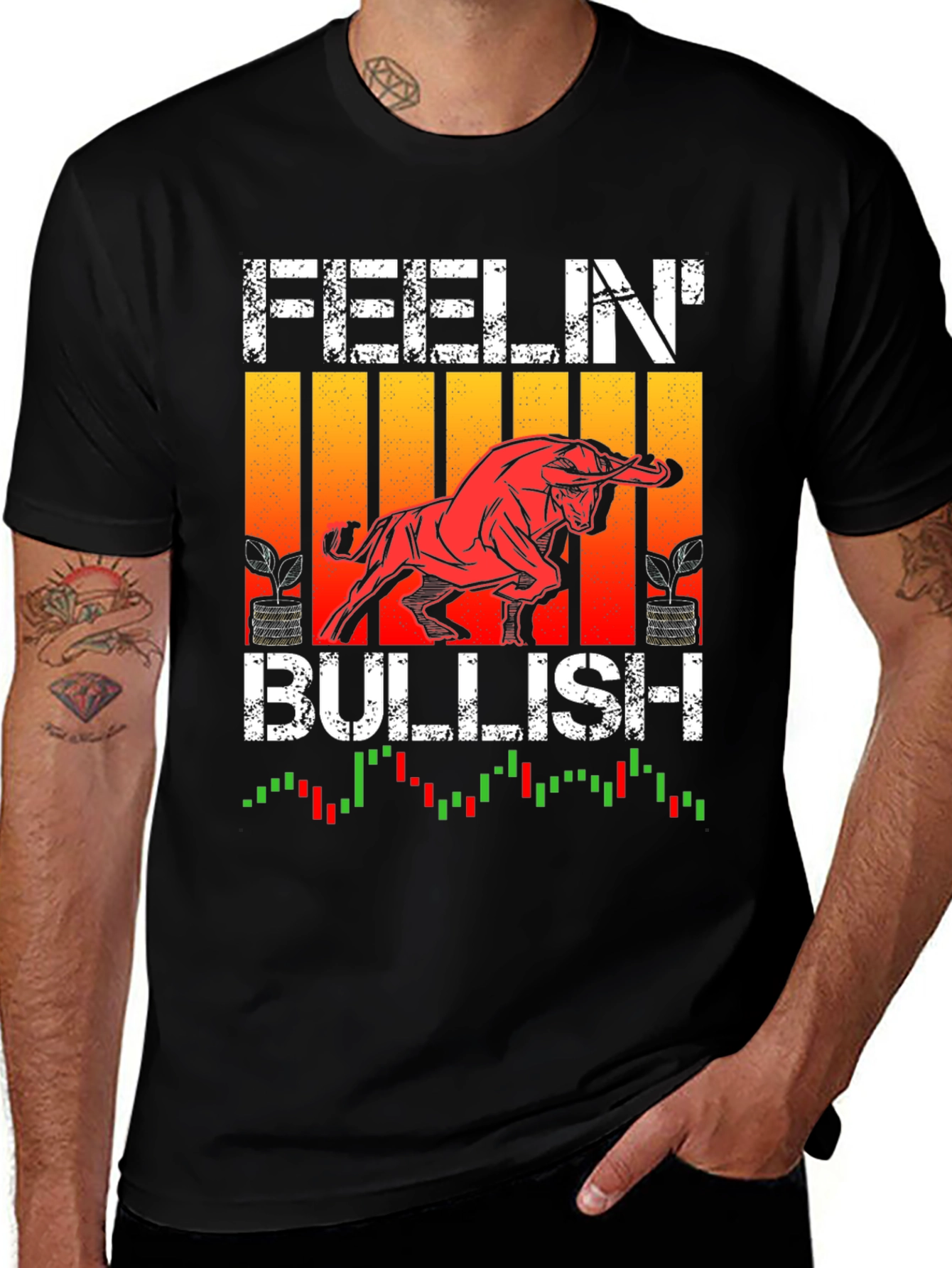 Feelin Bullish Graphic T-Shirt