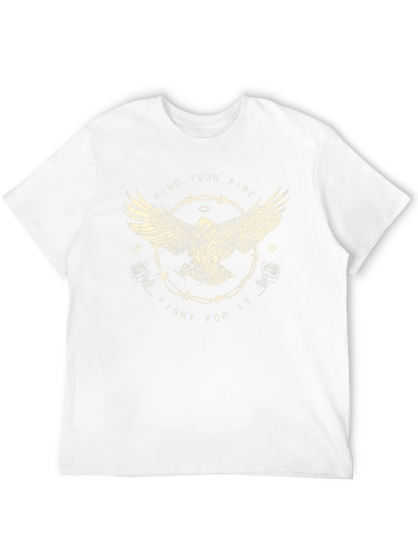 Mens Black Graphic Tee - Find Your Fire