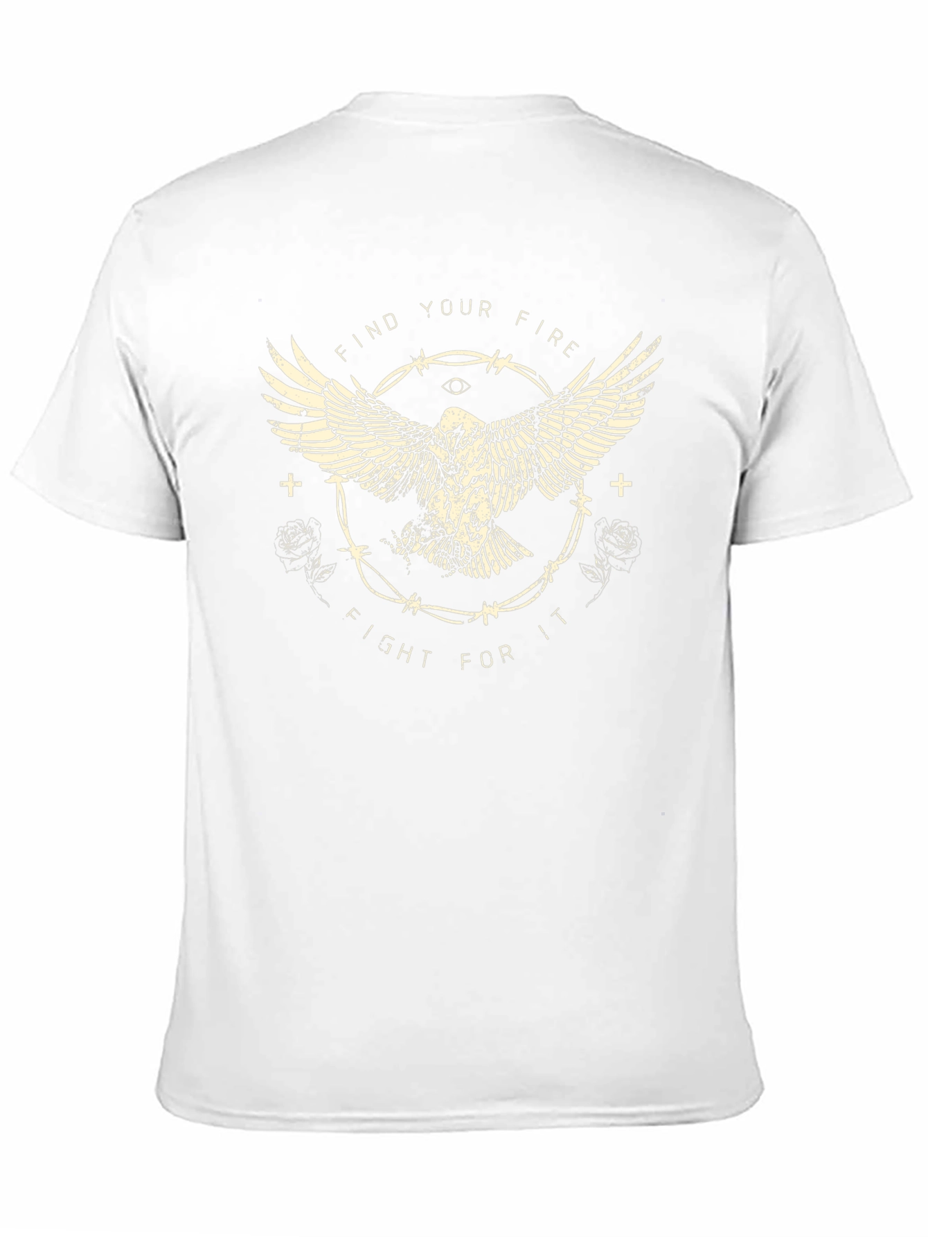 Mens Black Graphic Tee - Find Your Fire