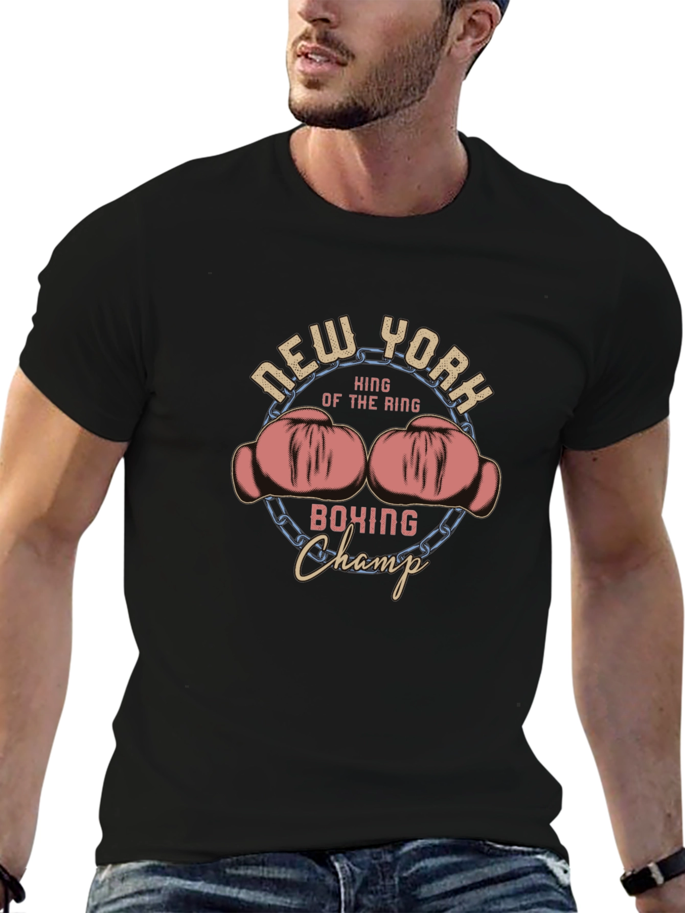 New York Boxing Champ Graphic T-Shirt