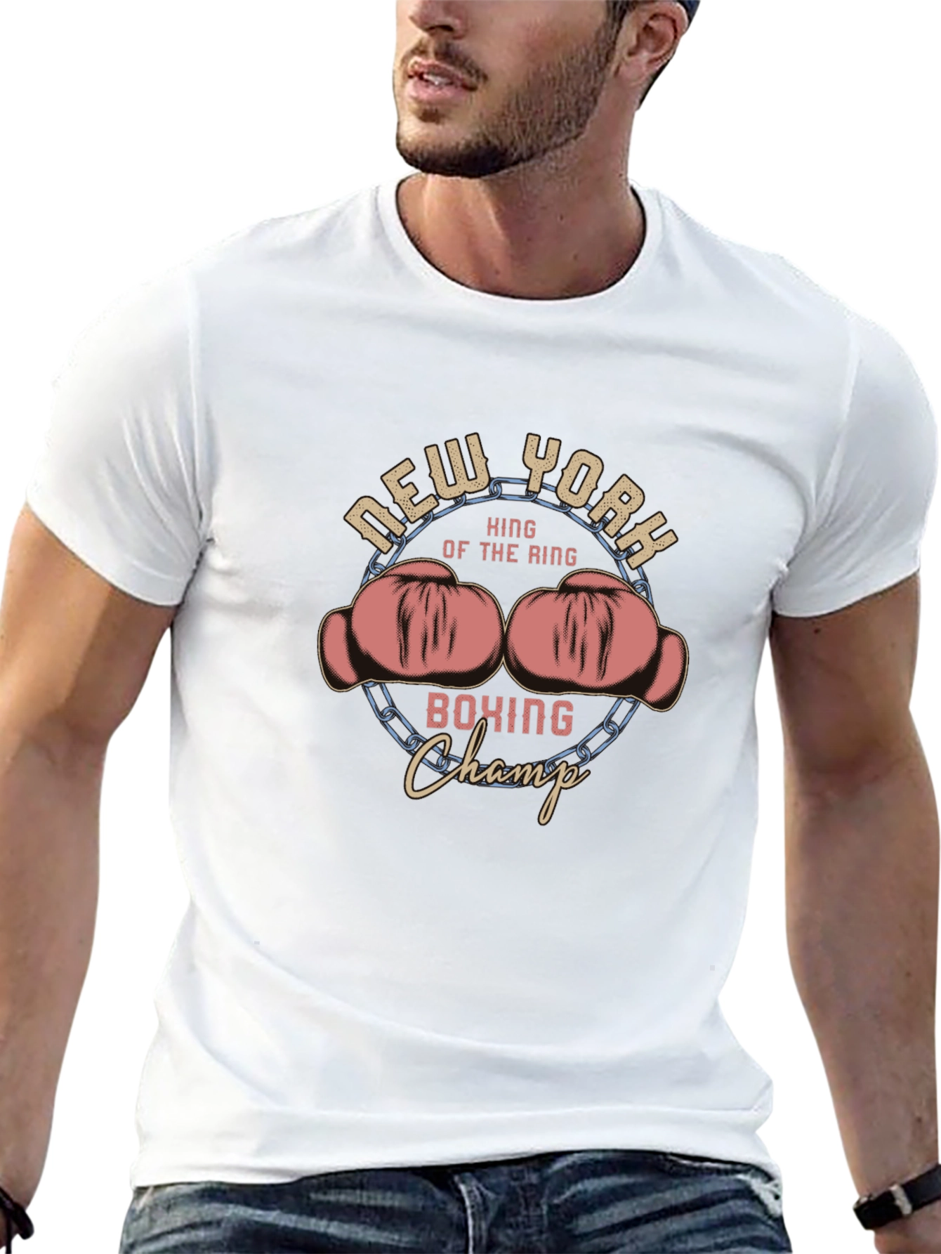 New York Boxing Champ Graphic T-Shirt