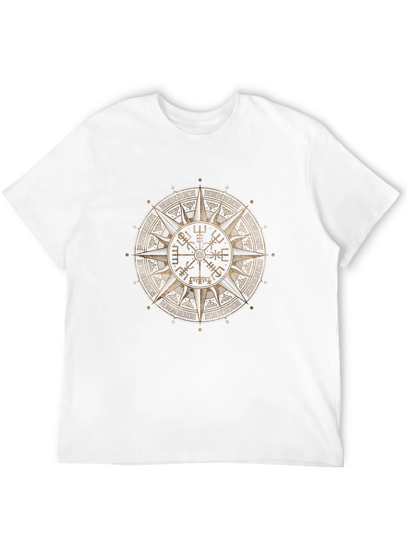 Vegvisir Compass T-Shirt - Viking Symbol