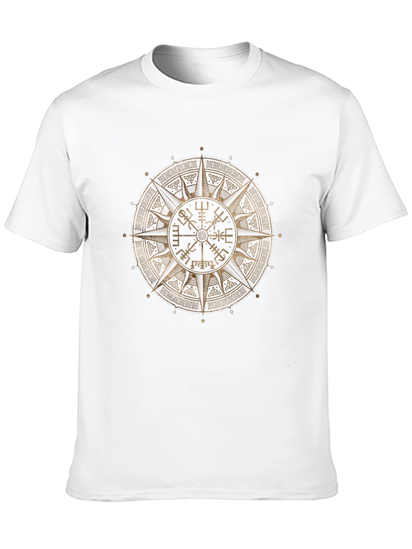 Vegvisir Compass T-Shirt - Viking Symbol