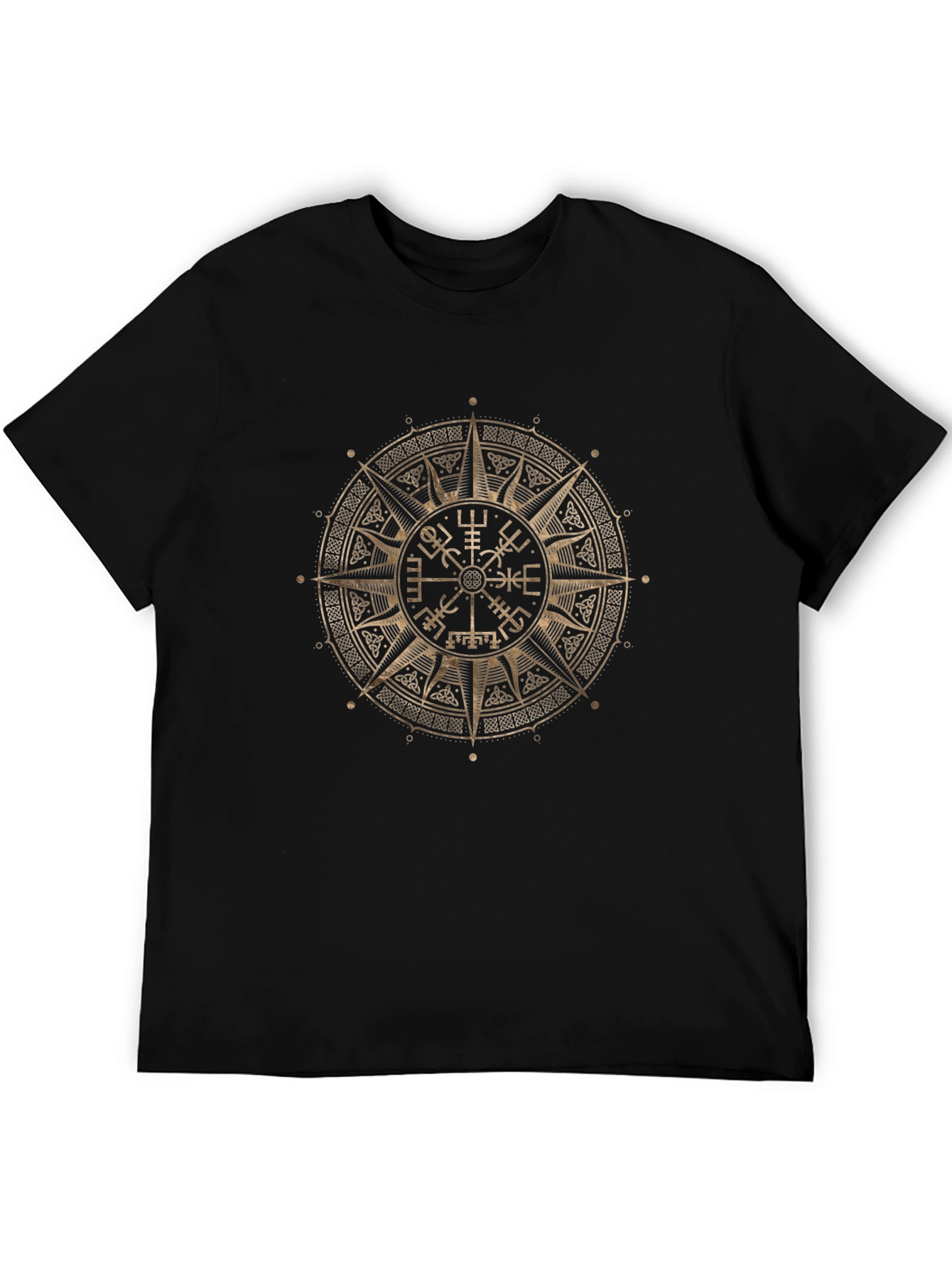 Vegvisir Compass T-Shirt - Viking Symbol