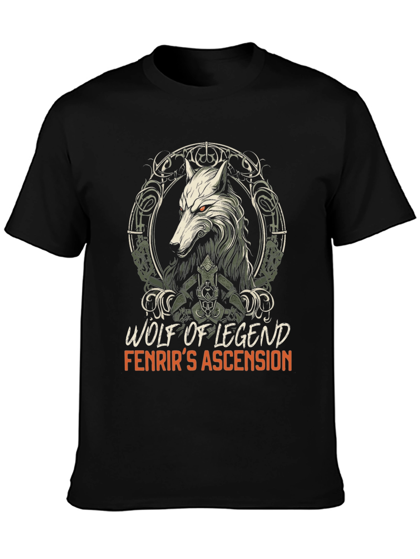 Wolf of Legend Graphic T-Shirt - Fenrirs Ascension