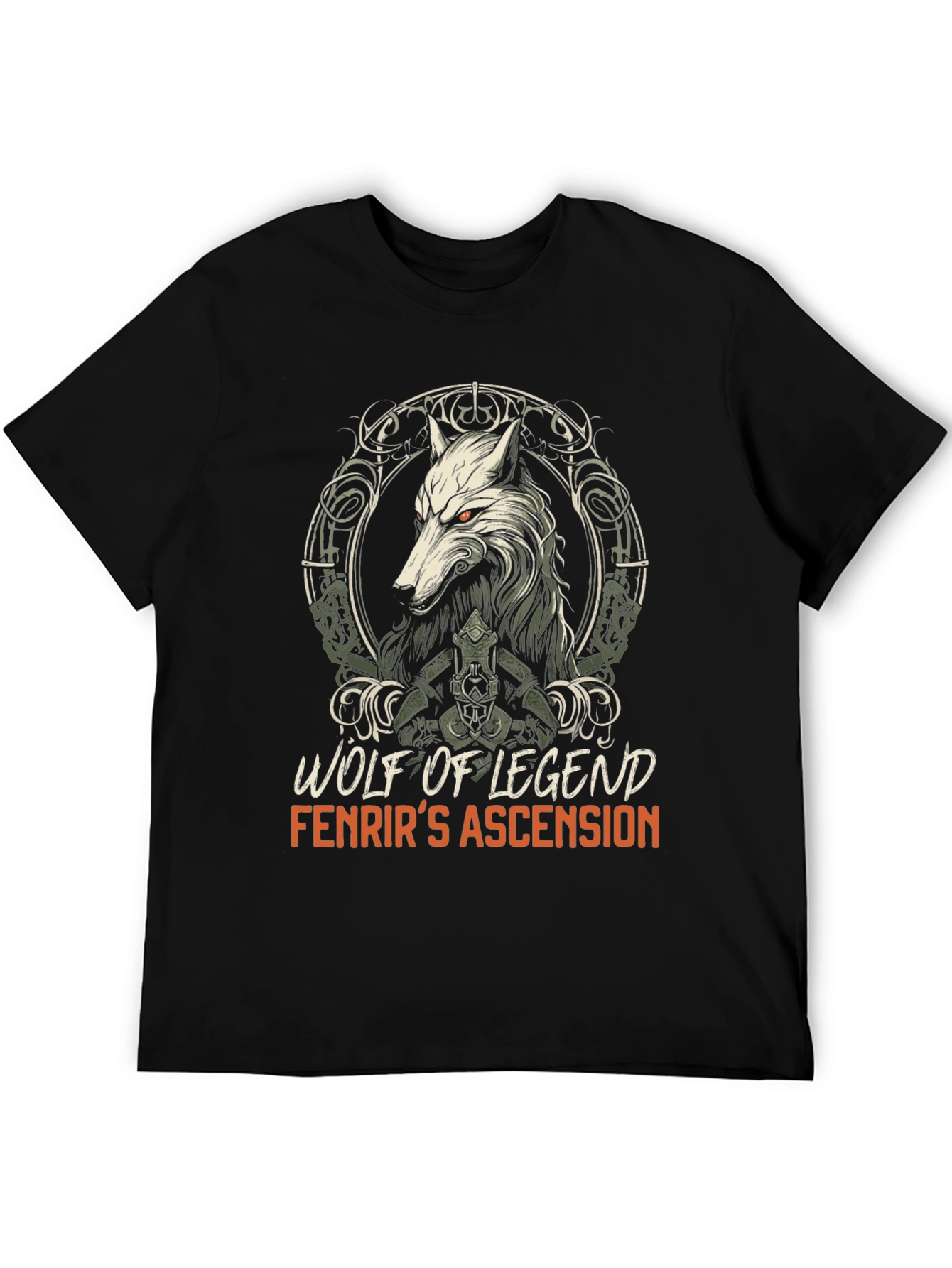 Wolf of Legend Graphic T-Shirt - Fenrirs Ascension
