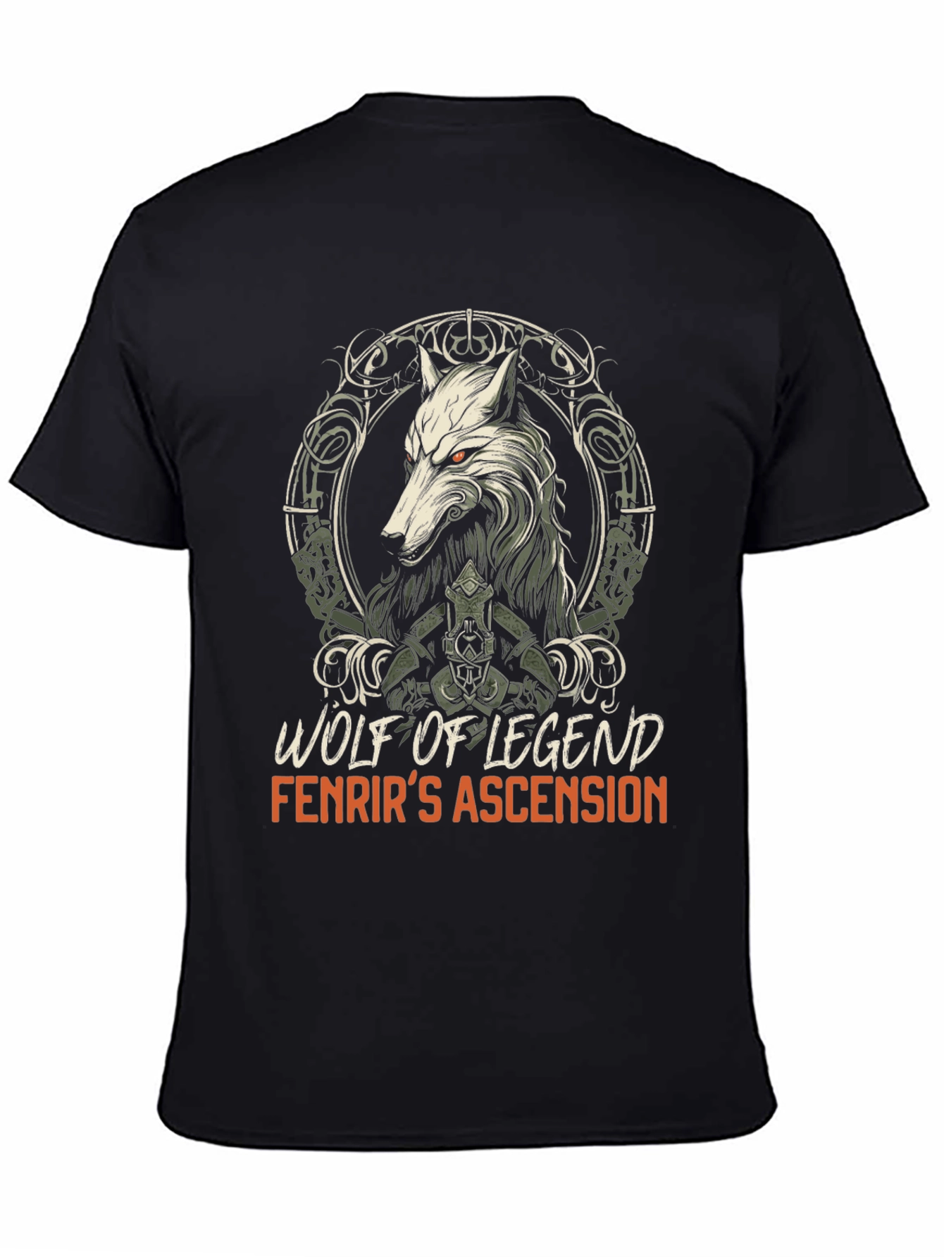Wolf of Legend Graphic T-Shirt - Fenrirs Ascension