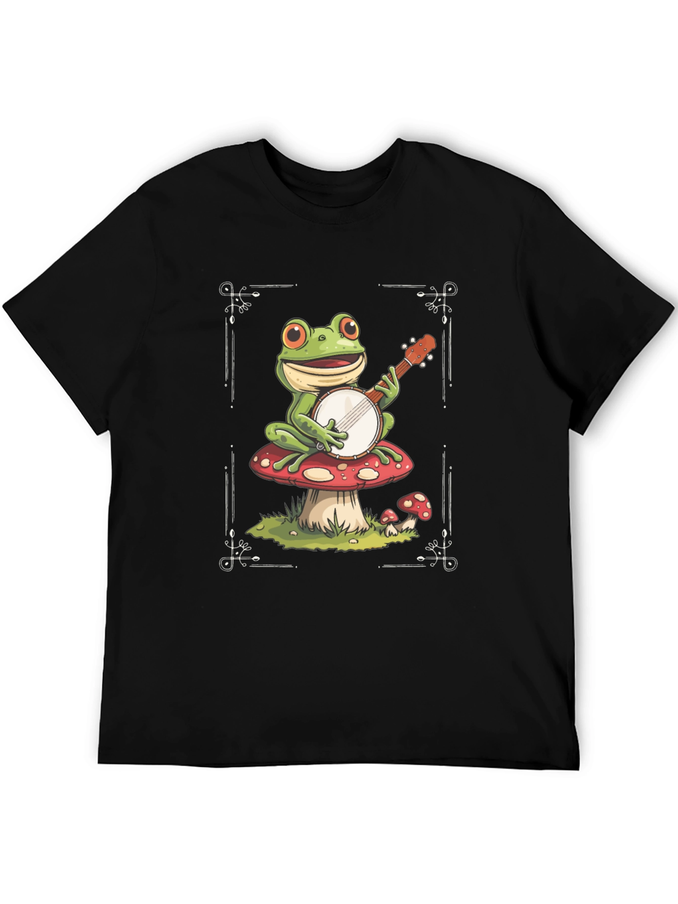 Frog on Mushroom T-Shirt
