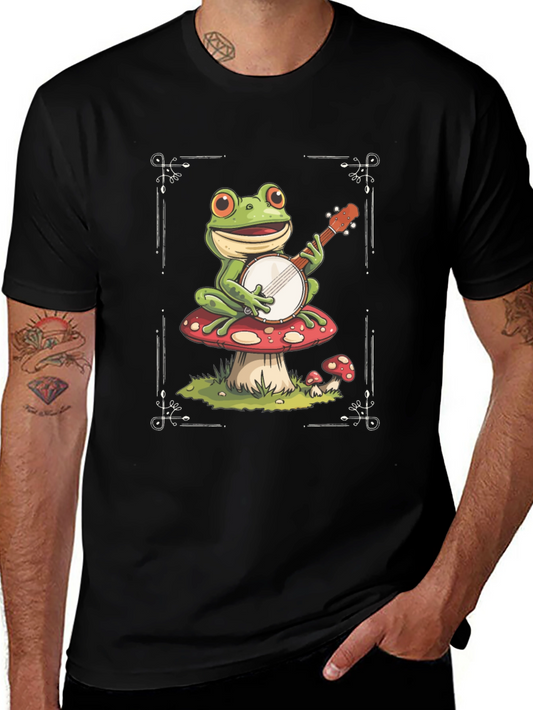 Frog on Mushroom T-Shirt